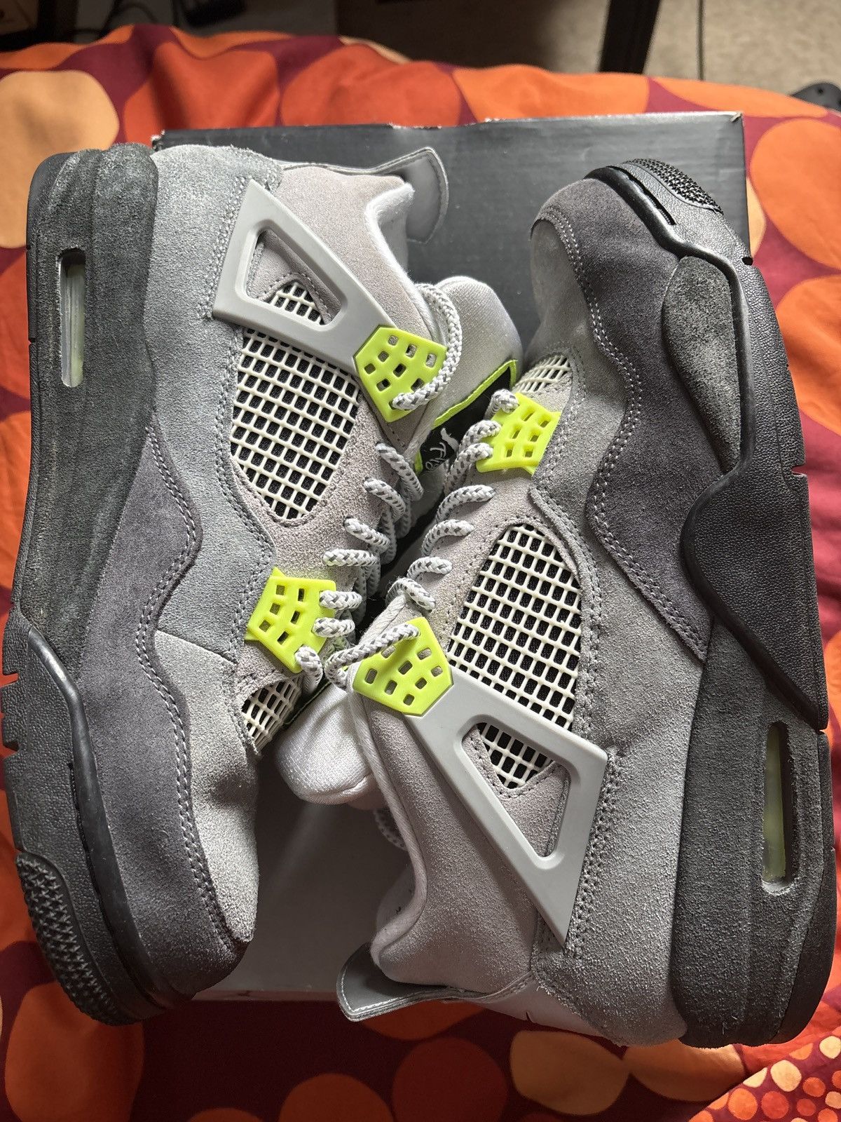 Jordan Brand Jordan 4 Retro SE 95 Neon Size US 8.5 / EU 41-42 - 5 Thumbnail