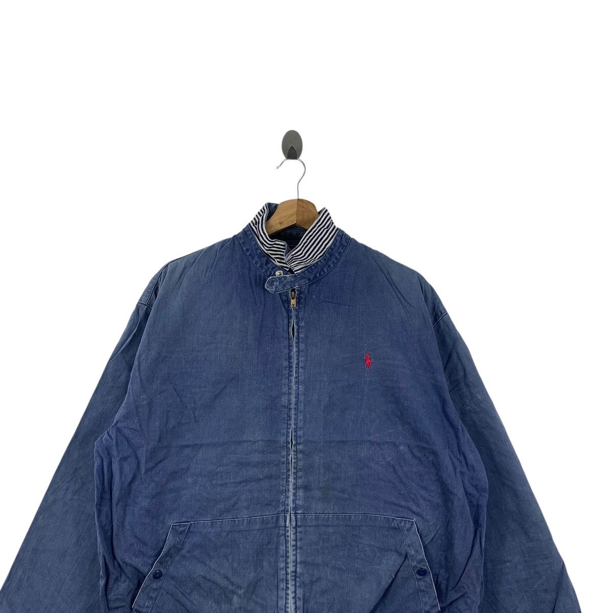Polo Ralph Lauren Vintage 80’ POLO RALPH LAUREN Indigo Denim Jeans Jacket Size US M / EU 48-50 / 2 - 2 Thumbnail