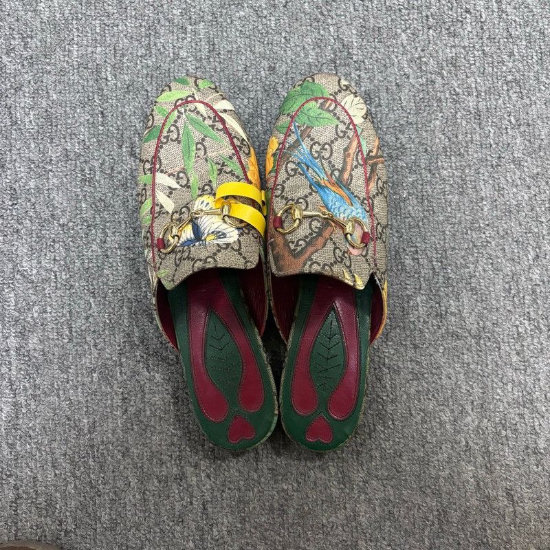Gucci Gucci Princetown Leather Fashion Flats for Women 0079 Size US 6.5 / EU 39-40 - 1 Thumbnail