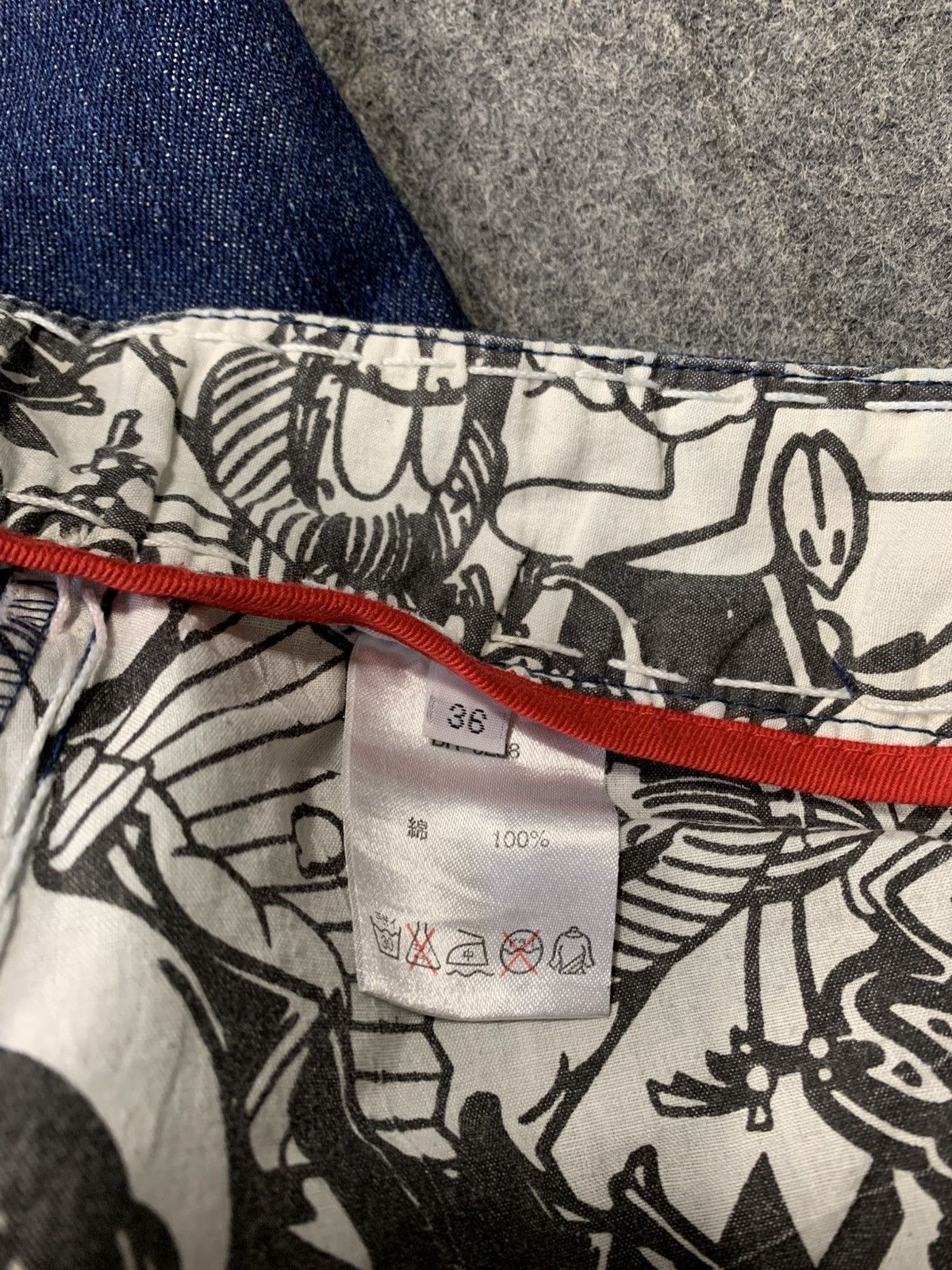 Japanese Brand Bagarch Pegasus Baggy Straight Cut Embroidery Pocket Size US 32 / EU 48 - 11 Thumbnail
