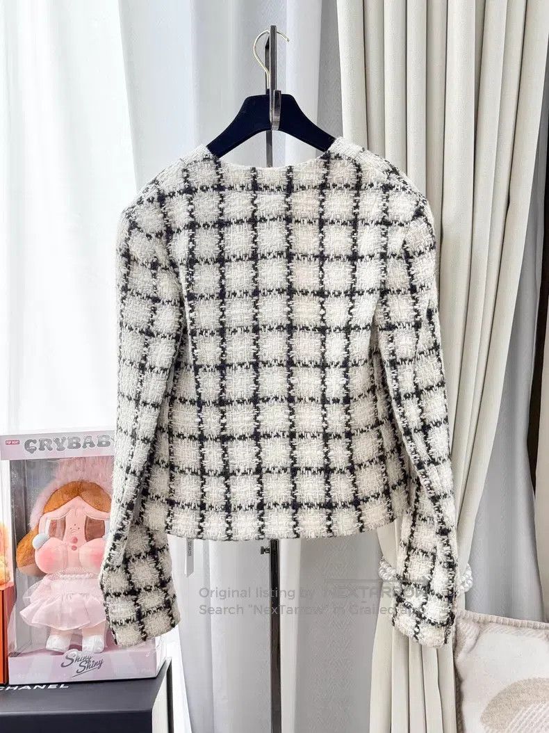 Chanel Chanel Plaid tweed long-sleeved jacket Size XS / US 0-2 / IT 36-38 - 3 Thumbnail