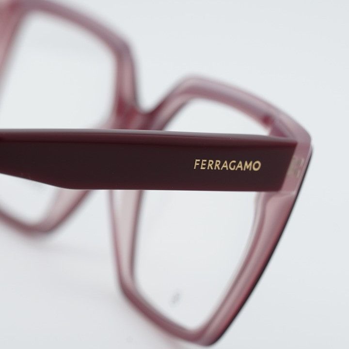 Salvatore Ferragamo Salvatore Ferragamo SF2950N 614 Eyeglasses Burgundy 54mm Size ONE SIZE - 9 Thumbnail
