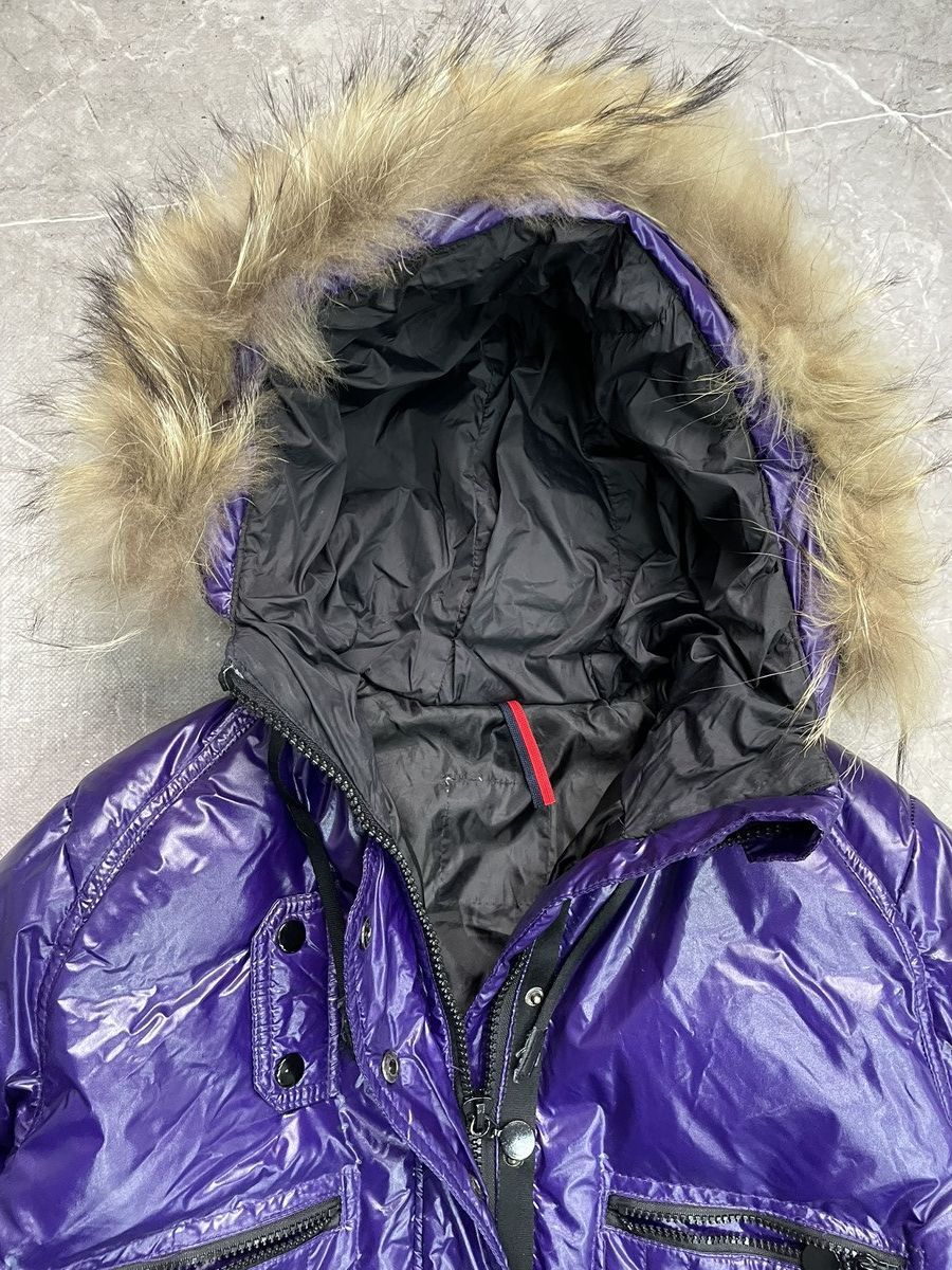 If Six Was Nine Vintage if six was nine fashion Bomber Jacket Fur Hood Y2K Size US M / EU 48-50 / 2 - 8 Thumbnail