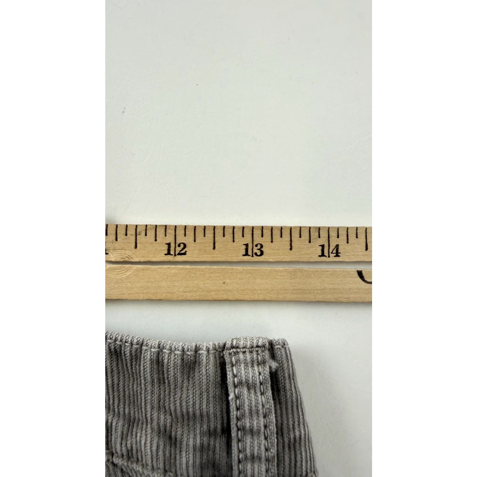 J.Crew J.Crew Pants Womens 24S Gray City Fit Corduroy Straight Leg Chino Petite Casual Size 42" / US 20 - 6 Thumbnail