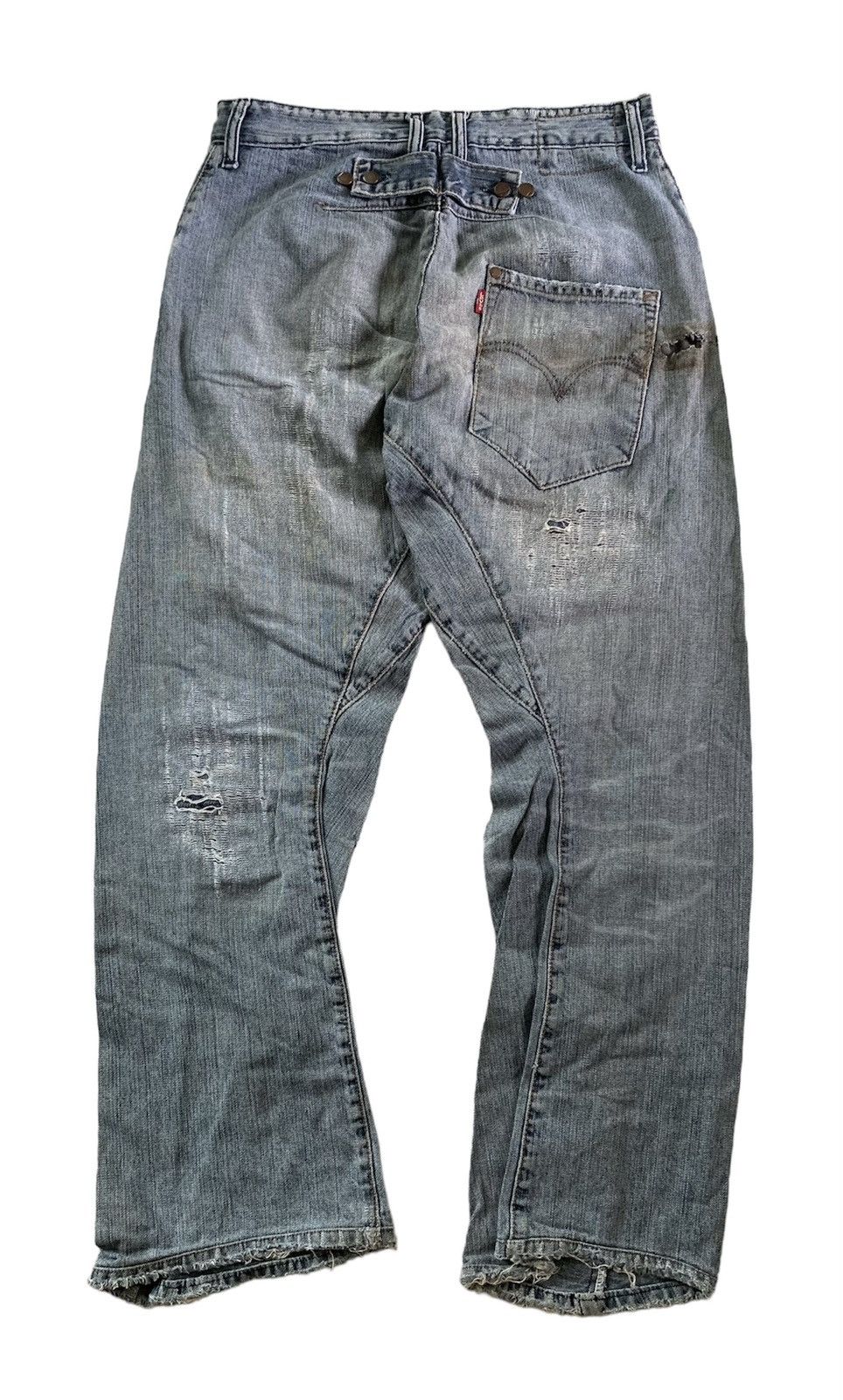 image of 80's Levis Distressed Denim in Blue Denim, Men's (Size 32)