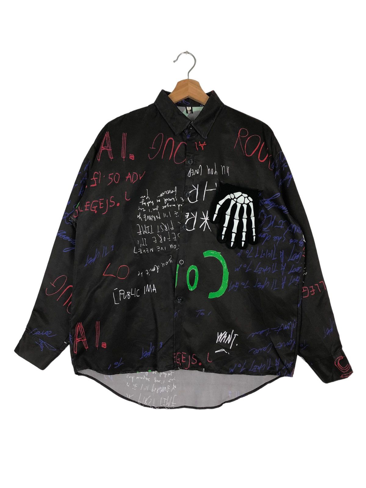 Japanese Brand 🔥COMME DES GARCONS INSPIRE DESIGN SHIRTS OVER PRINT Size US XL / EU 56 / 4 - 1 Thumbnail