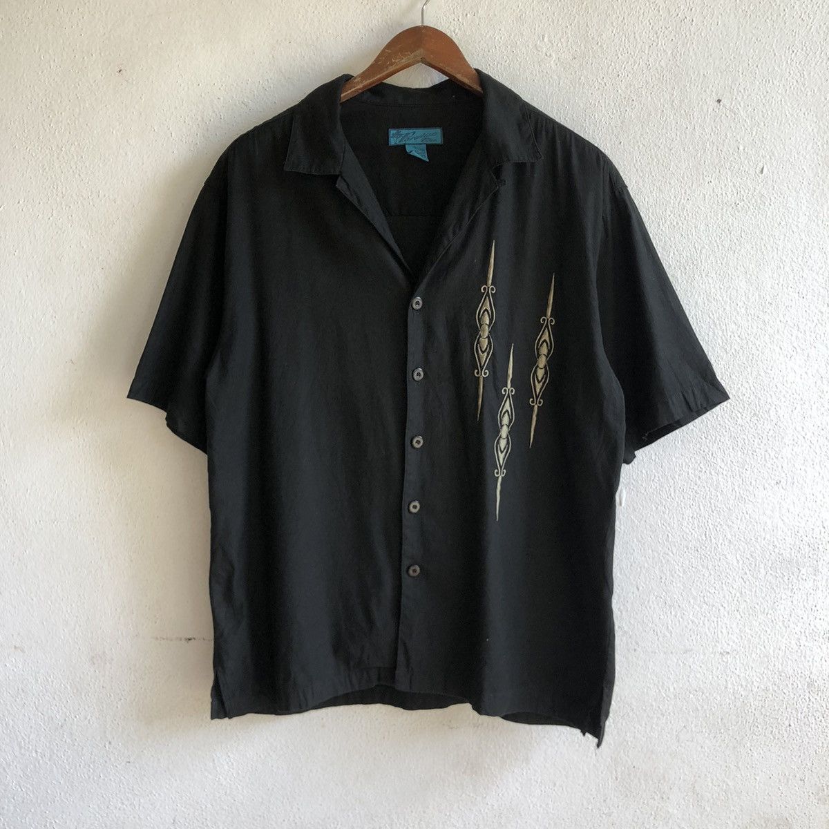 Japanese Brand PARADISE BLUE camp colar shirt Size US L / EU 52-54 / 3 - 1 Thumbnail
