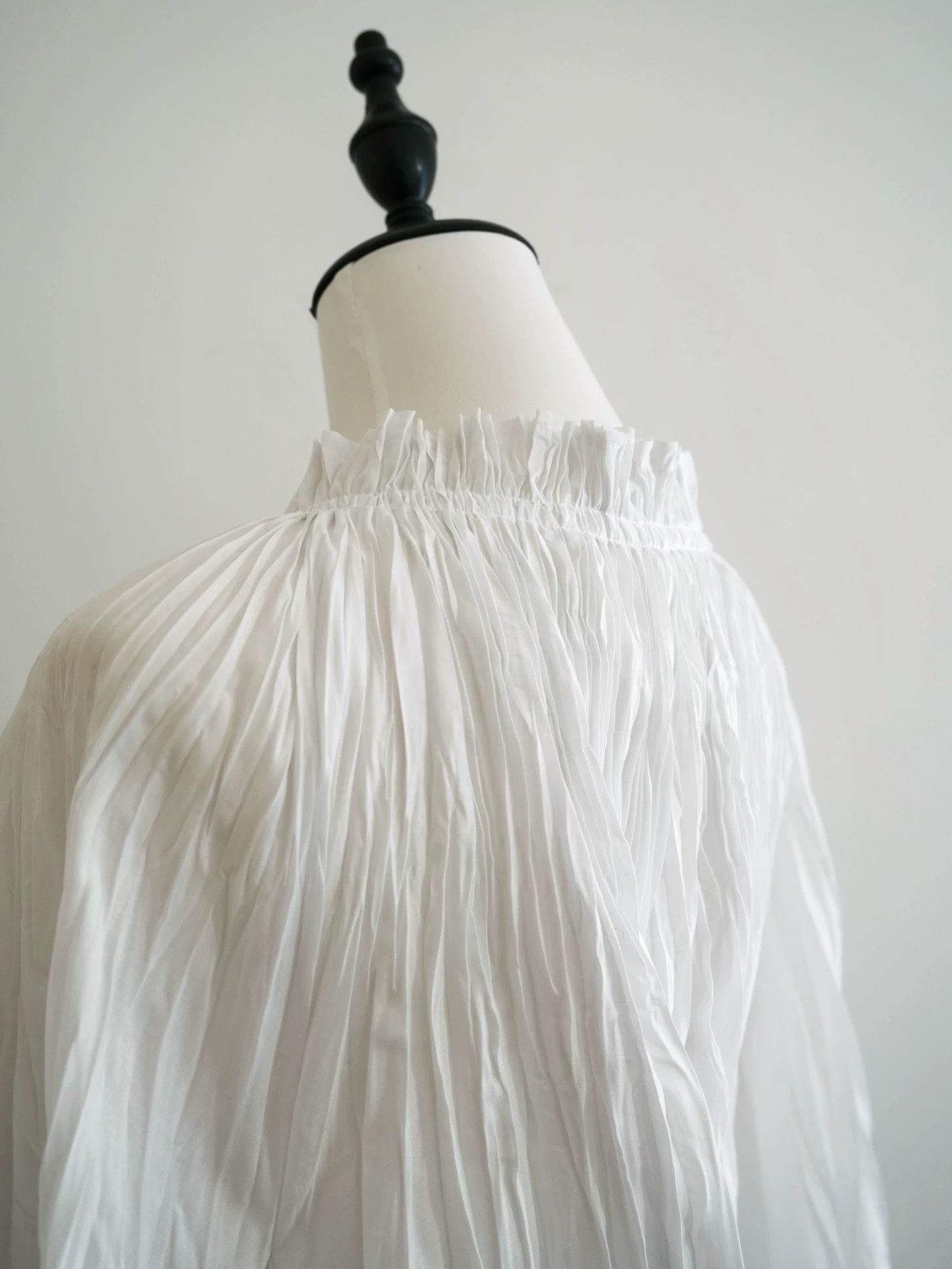 Junya Watanabe Junya Watanabe 2009SS Pleated Tie Neck Shirt XS Size XS / US 0-2 / IT 36-38 - 8 Thumbnail