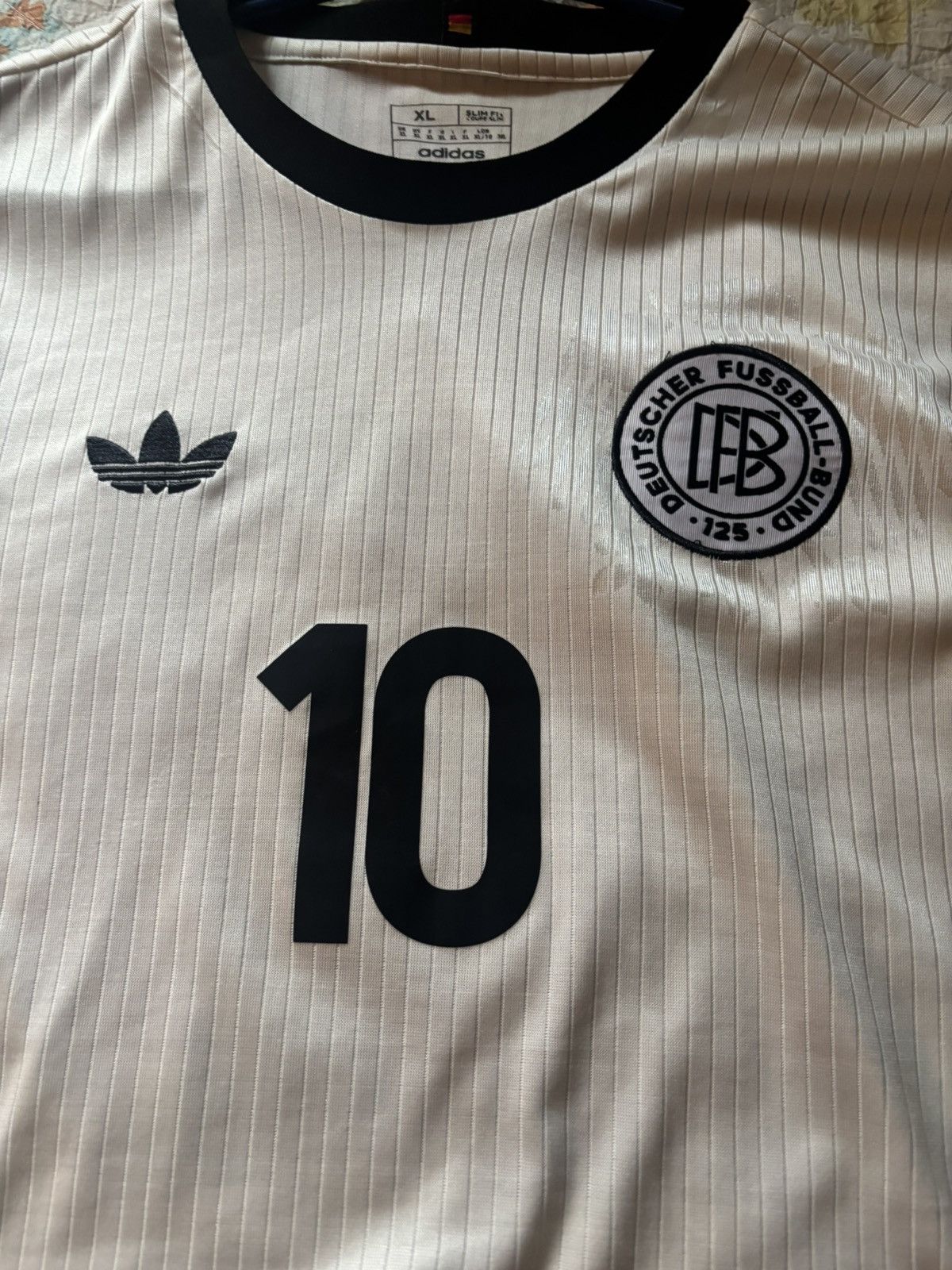Adidas Germany 125th year anniversary Musiala player jersey Size US XL / EU 56 / 4 - 3 Thumbnail