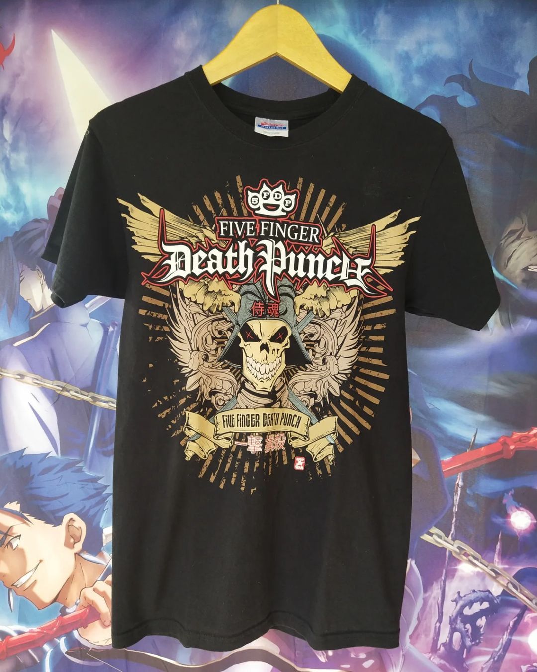 Band Tees × Vintage Five Finger Death Punch Big Print Band Tees Hanes Size US S / EU 44-46 / 1 - 1 Thumbnail