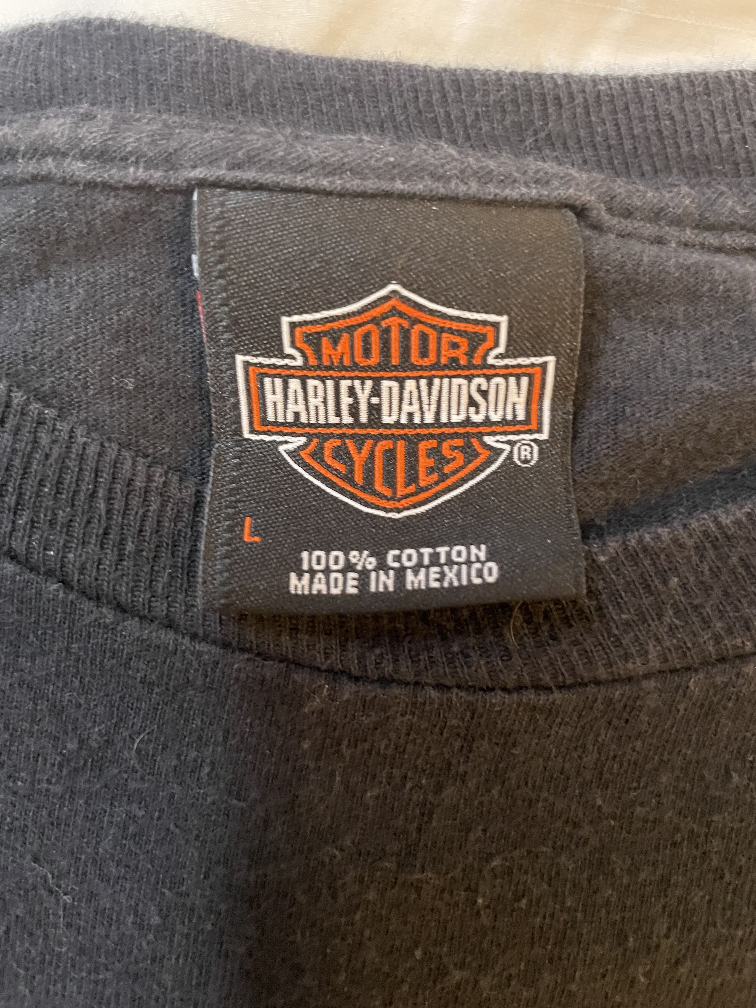 Harley Davidson Orlando Florida Harley Davidson Flames Shirt Size US L / EU 52-54 / 3 - 5 Thumbnail
