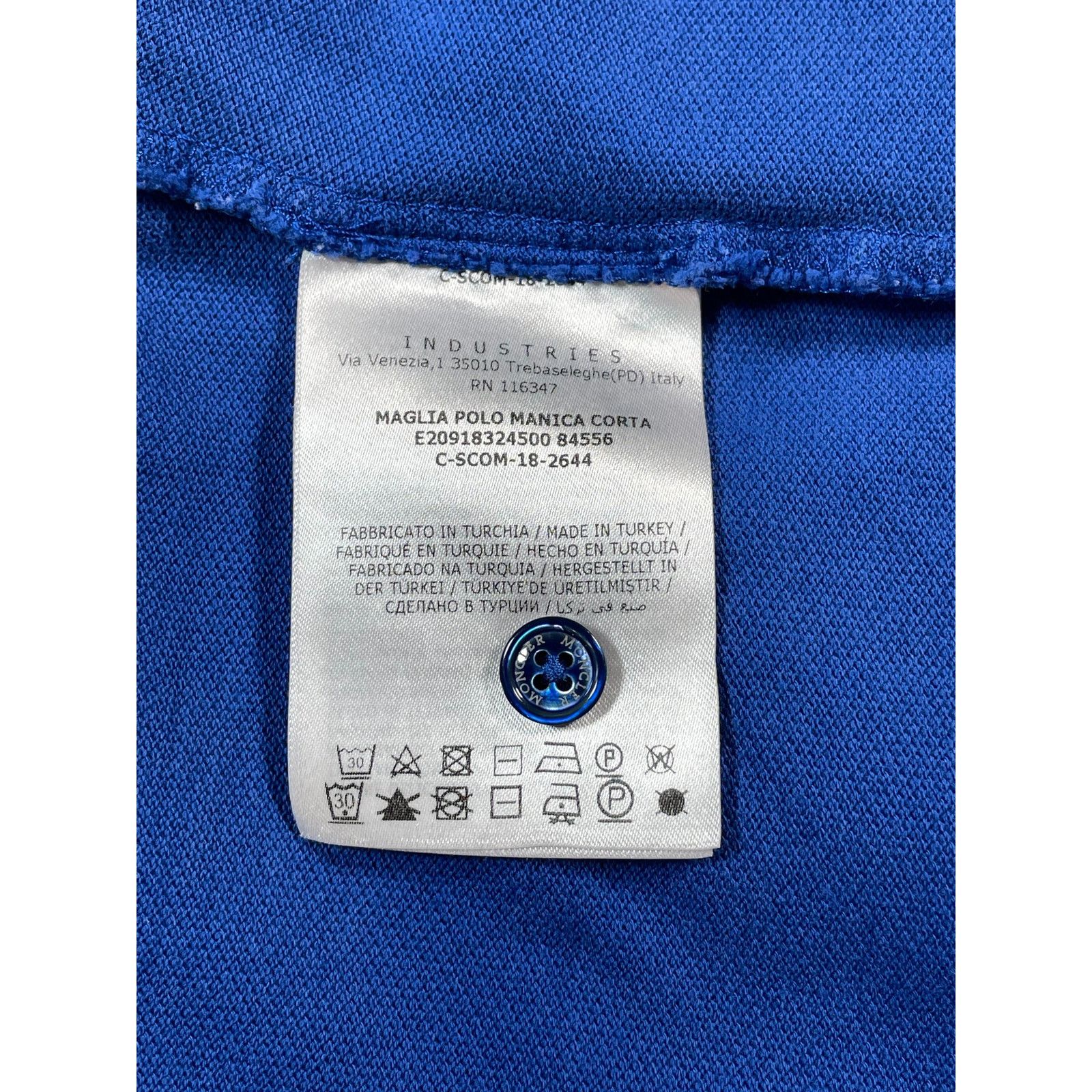 Moncler Moncler Blue & Red Spiral Polo Size US XL / EU 56 / 4 - 6 Thumbnail