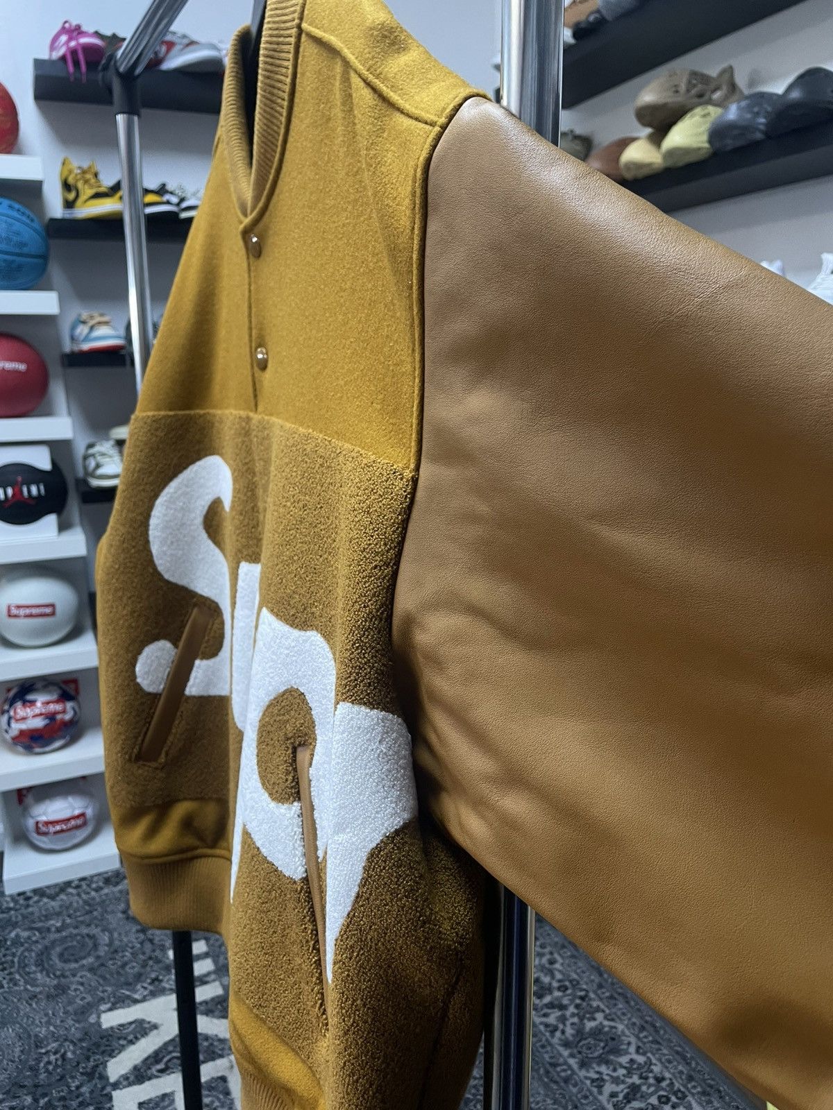 Supreme Supreme big logo chenille varsity jacket Size US XXL / EU 58 / 5 - 2 Thumbnail