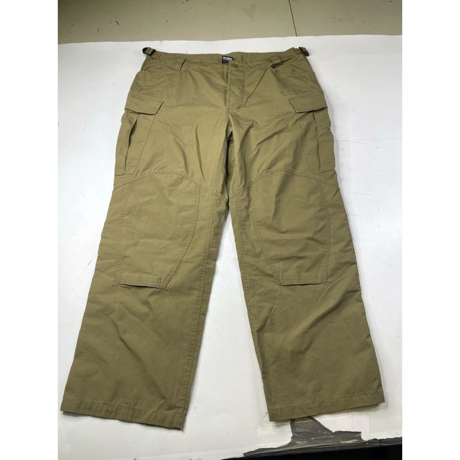 Vintage Helikon SFU Pants Mens Cargo Trousers Army Combat Uniform Trousers Ripstop XL Beige Size US 36 / EU 52 - 2 Thumbnail