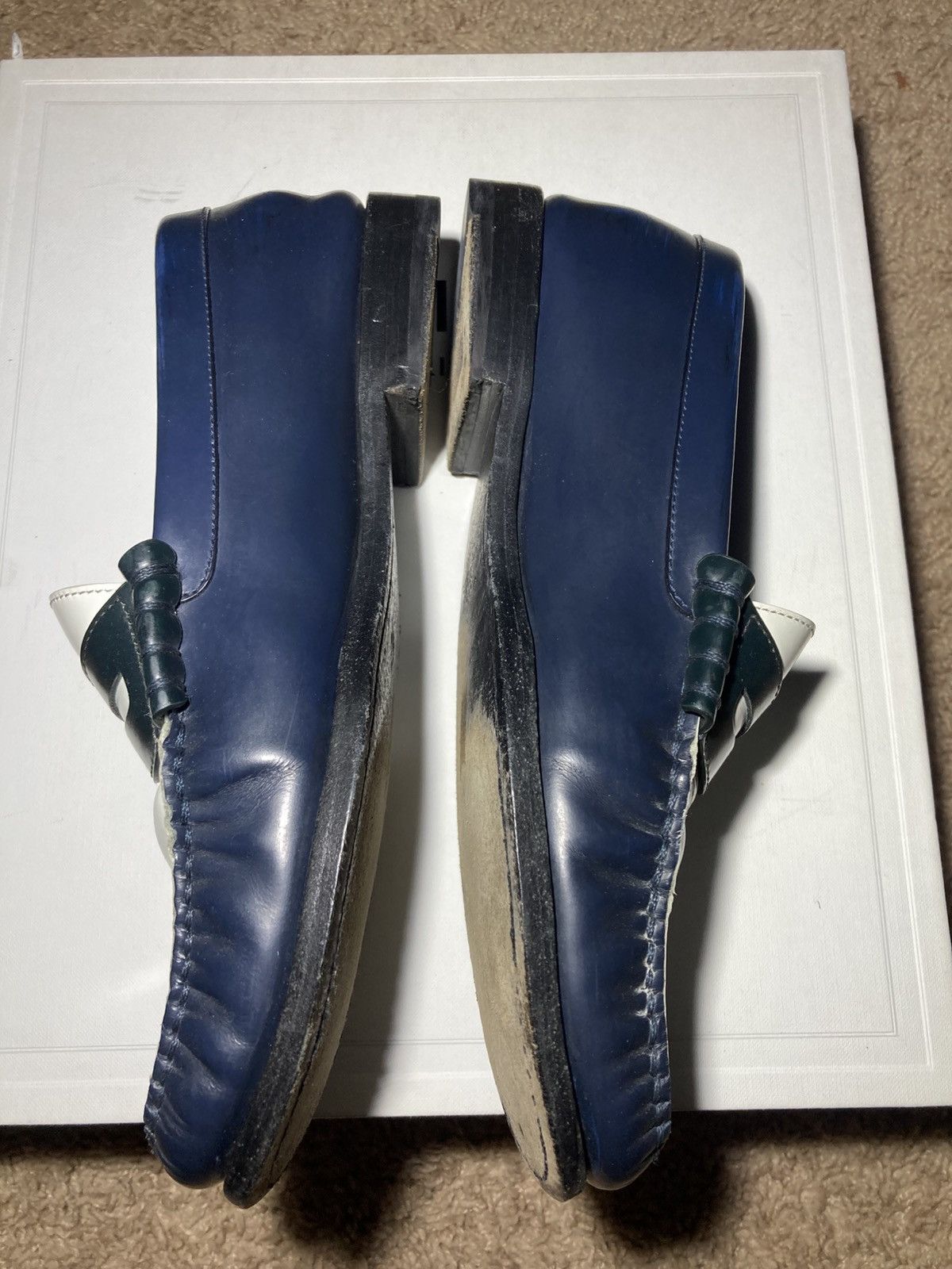 Celine × Hedi Slimane SS19 Celine Luco Loafer Navy Two Tone 41 2019 Hedi Slimane Size US 8 / EU 41 - 5 Thumbnail