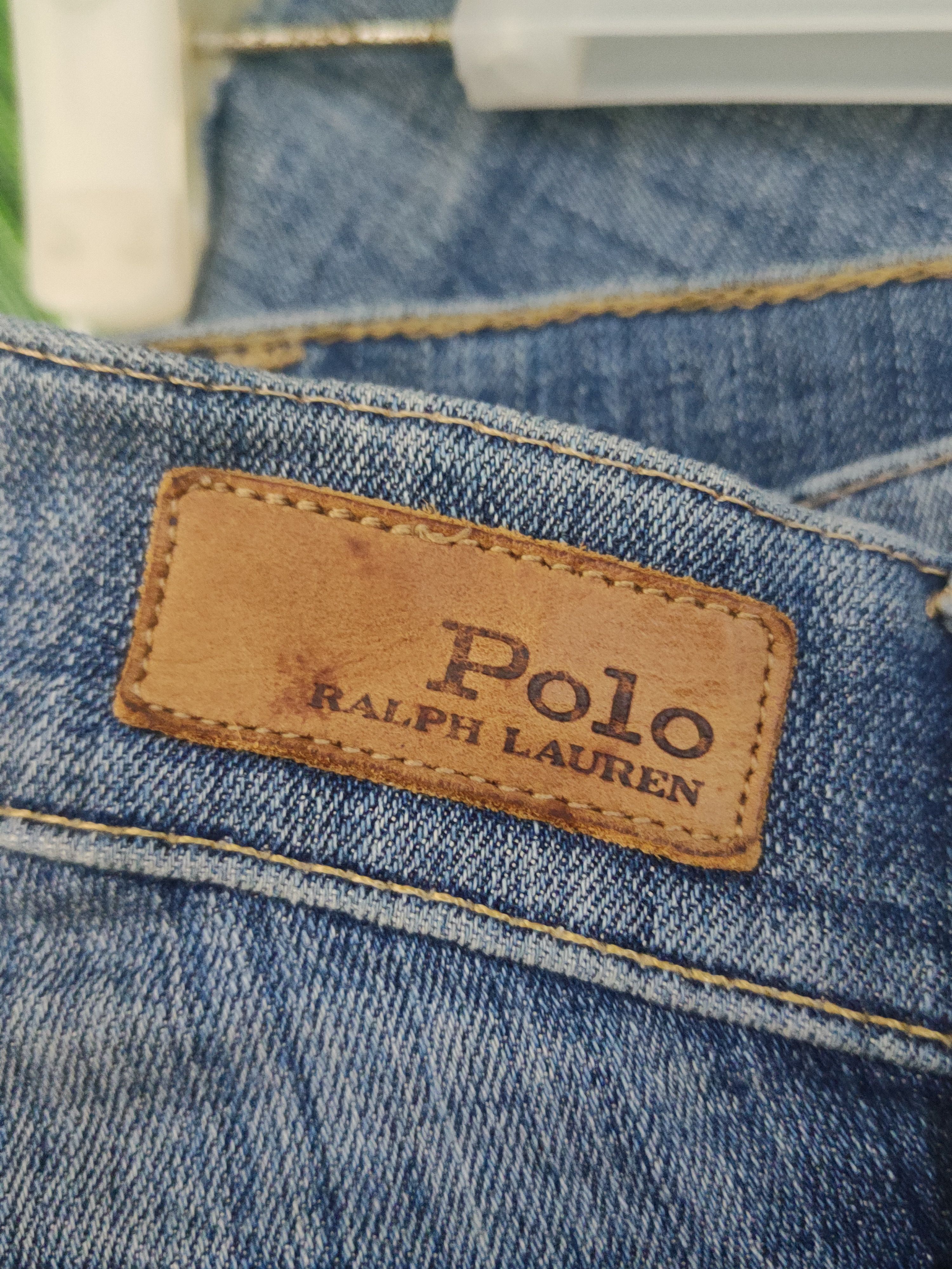 Polo Ralph Lauren Polo Ralph Lauren Blue Distressed Ripped Jeans #W2011 Size 29" - 12 Thumbnail