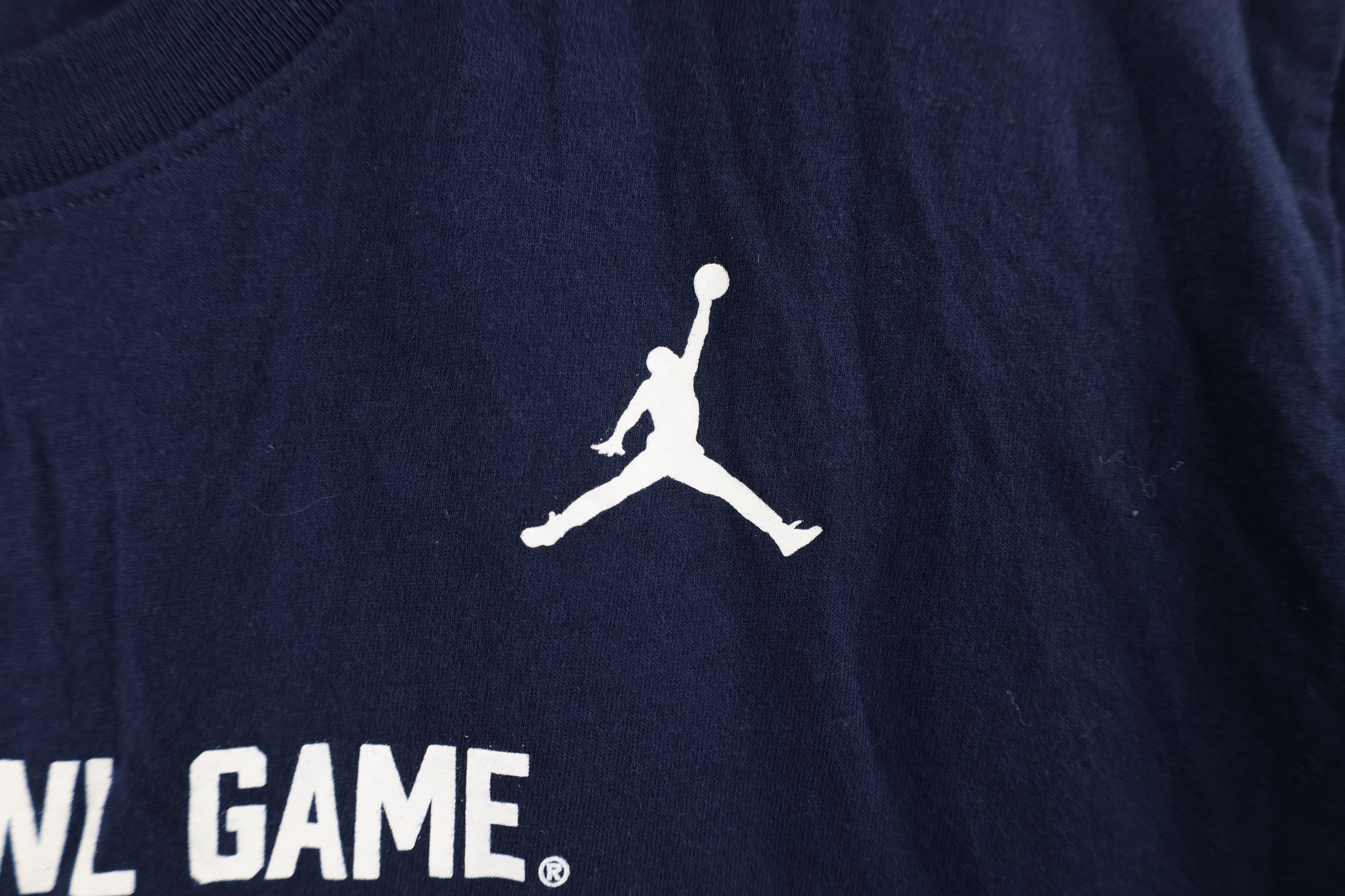 Nike × Vintage Nike Air Jordan Bowl University of Michigan Football T-Shirt Size US XL / EU 56 / 4 - 6 Thumbnail