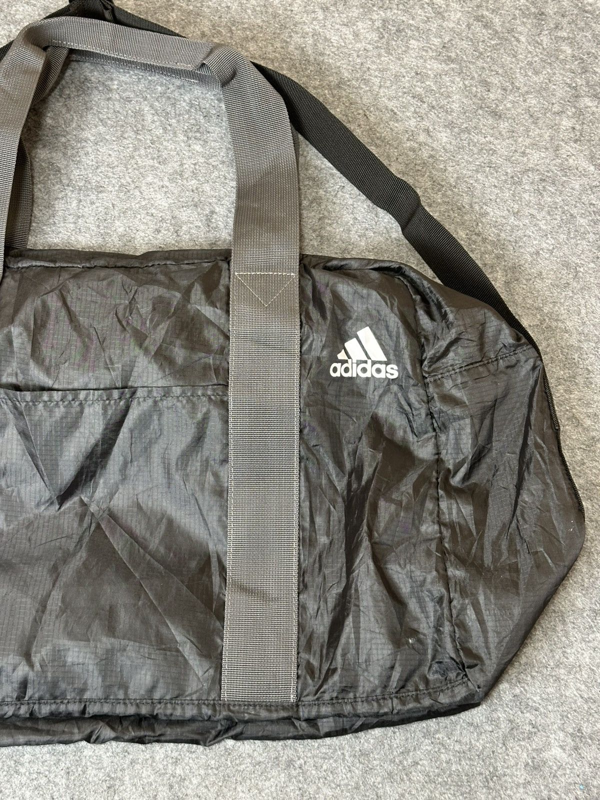 Adidas adidas Sport Bag featuring grey straps and a white logo. Size ONE SIZE - 2 Thumbnail