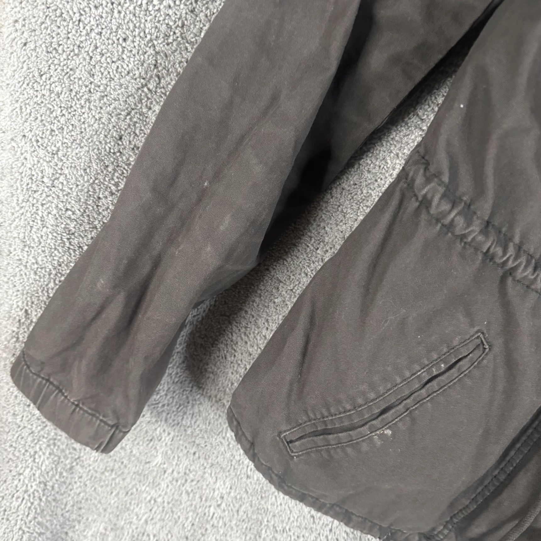 Old Navy Old Navy Jacket Womens Small Black Military Full Zip Band Punk Patches Pins Size S / US 4 / IT 40 - 3 Thumbnail