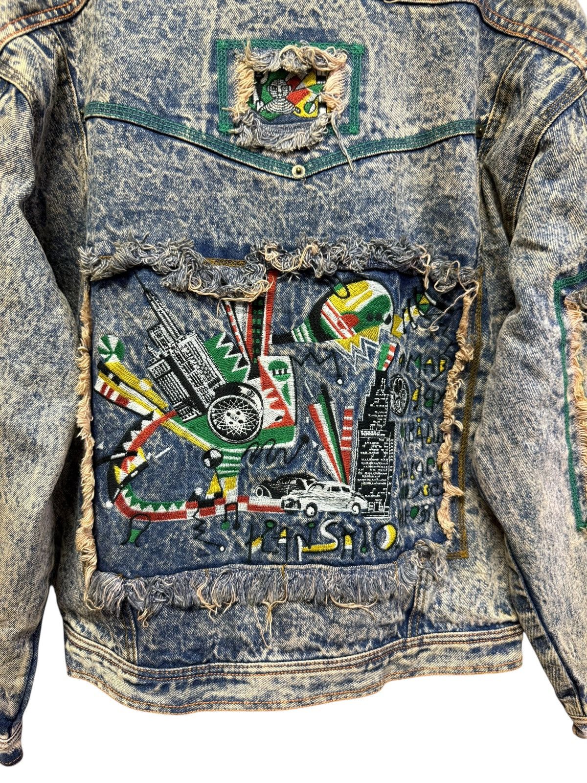 Kansai Yamamoto Vintage 80s Kansai 02 Denim Jacket Size US L / EU 52-54 / 3 - 9 Thumbnail