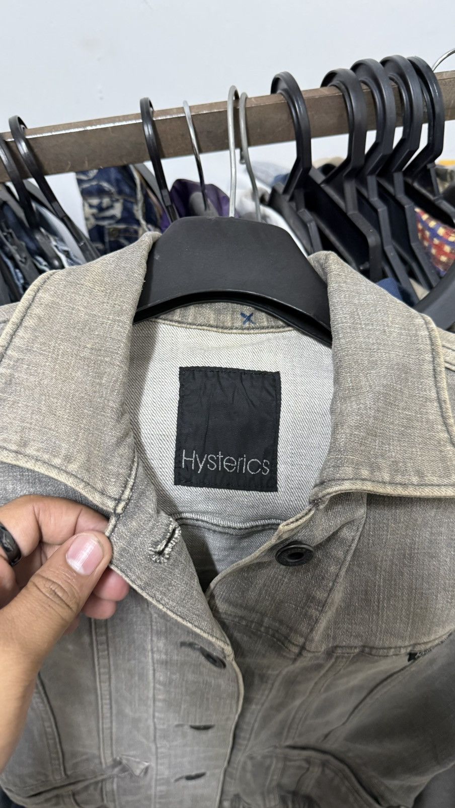 Hysteric Glamour HYSTERICS GLAMOUR TRUCKER JACKET DENIM Size US XS / EU 42 / 0 - 7 Thumbnail