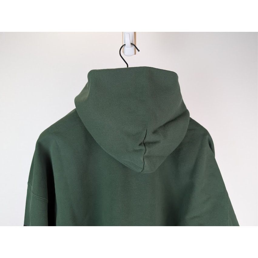 Balenciaga o1rshd1 Ramadan Medium-Fit Hoodie in Green Fleece Size US L / EU 52-54 / 3 - 11 Thumbnail