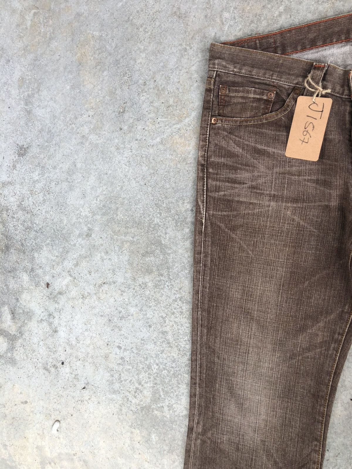If Six Was Nine Levis 517 Flared Jeans Distressed Jeans Size US 34 / EU 50 - 4 Thumbnail