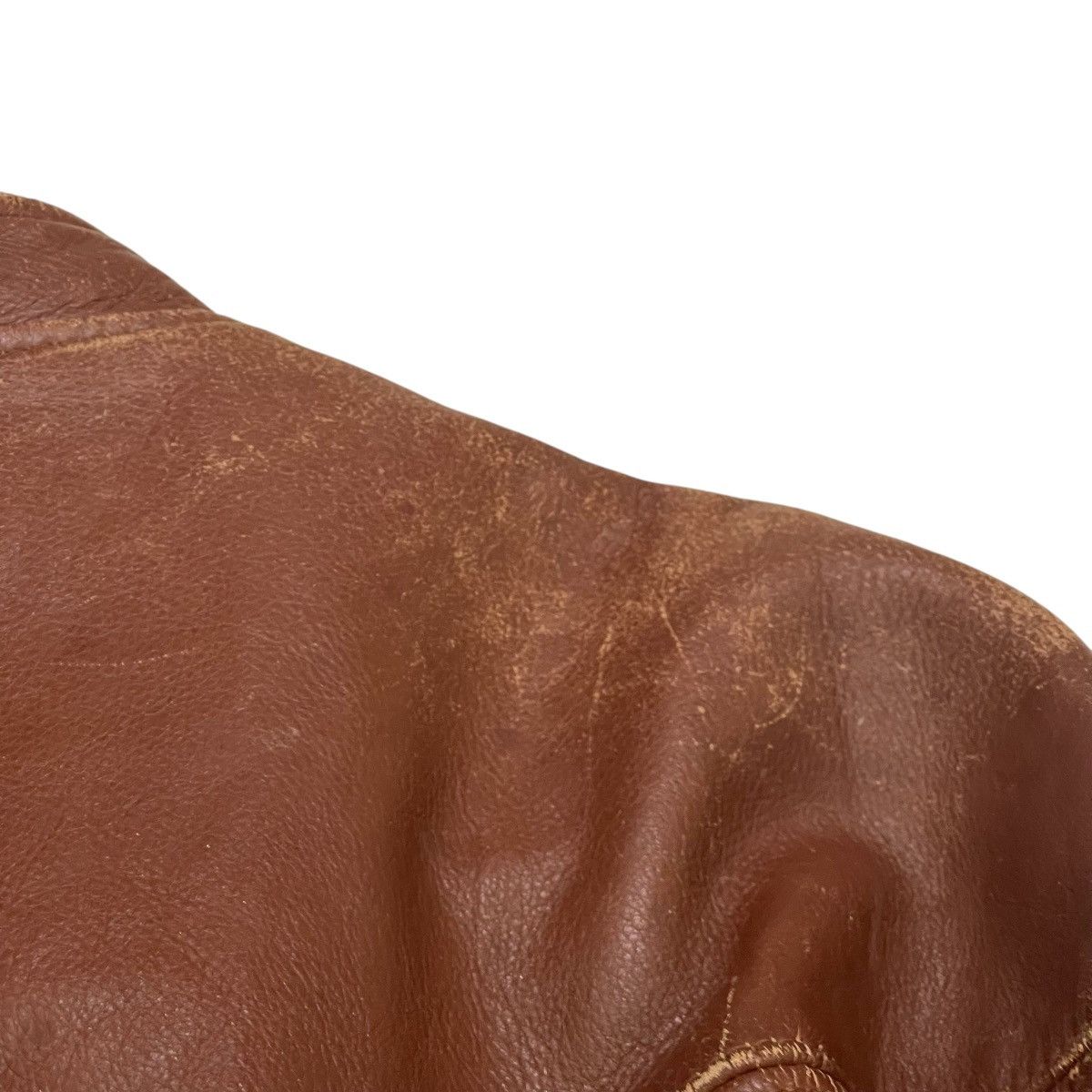 Genuine Leather Vintage Free Time Leather Bomber Jacket Size US S / EU 44-46 / 1 - 16 Thumbnail