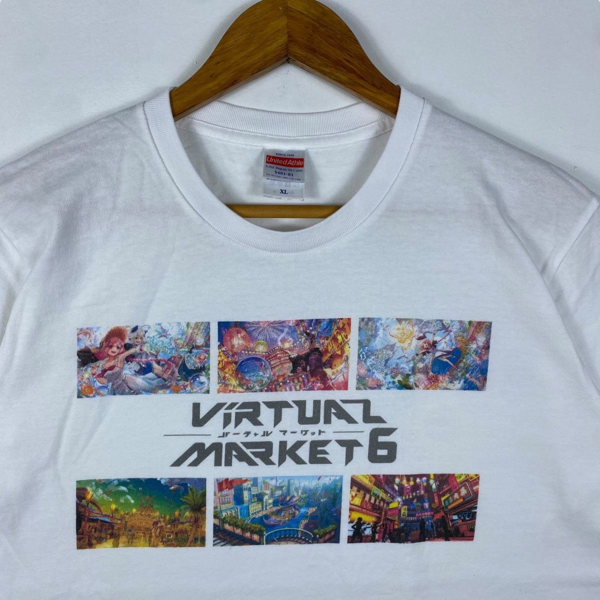 Anime × Japanese Brand VIRTUAL MARKET 6 All Visual Graphic Tee Shirt Extra Large Size US XL / EU 56 / 4 - 2 Thumbnail
