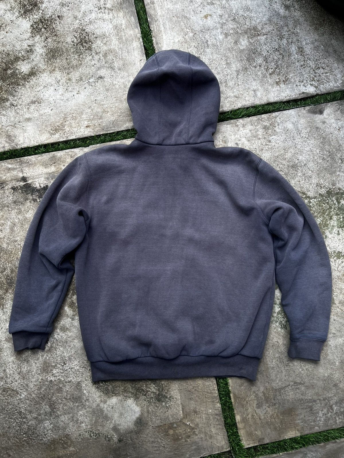 Carhartt Vintage Carhartt Thermal Lined Zip Hoodie Faded Navy Size M Size US M / EU 48-50 / 2 - 2 Thumbnail