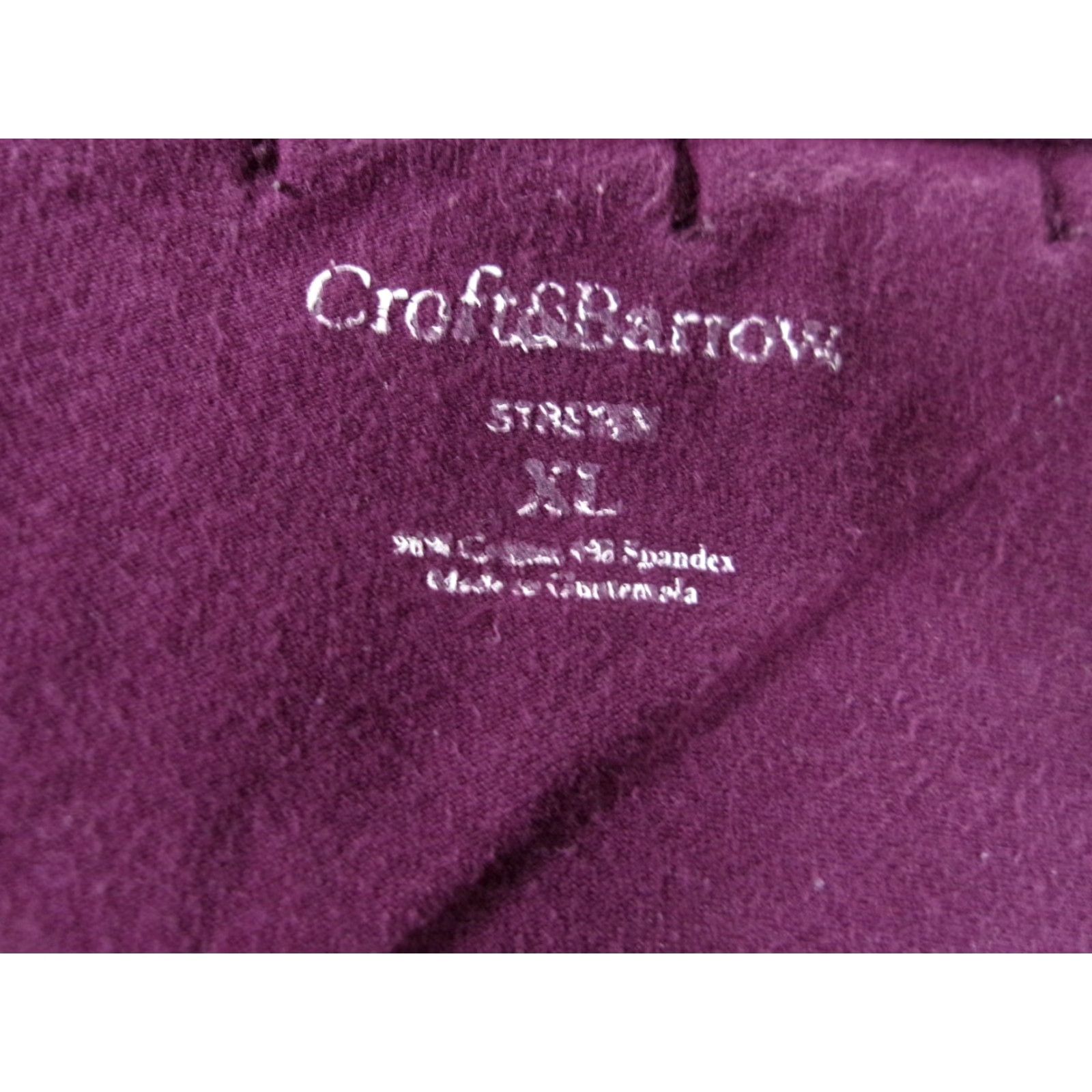 Croft & Barrow Croft Barrow Blouse Top Women XL Purple Base Layer Capsule Everyday Casual Size XL / US 12-14 / IT 48-50 - 6 Thumbnail