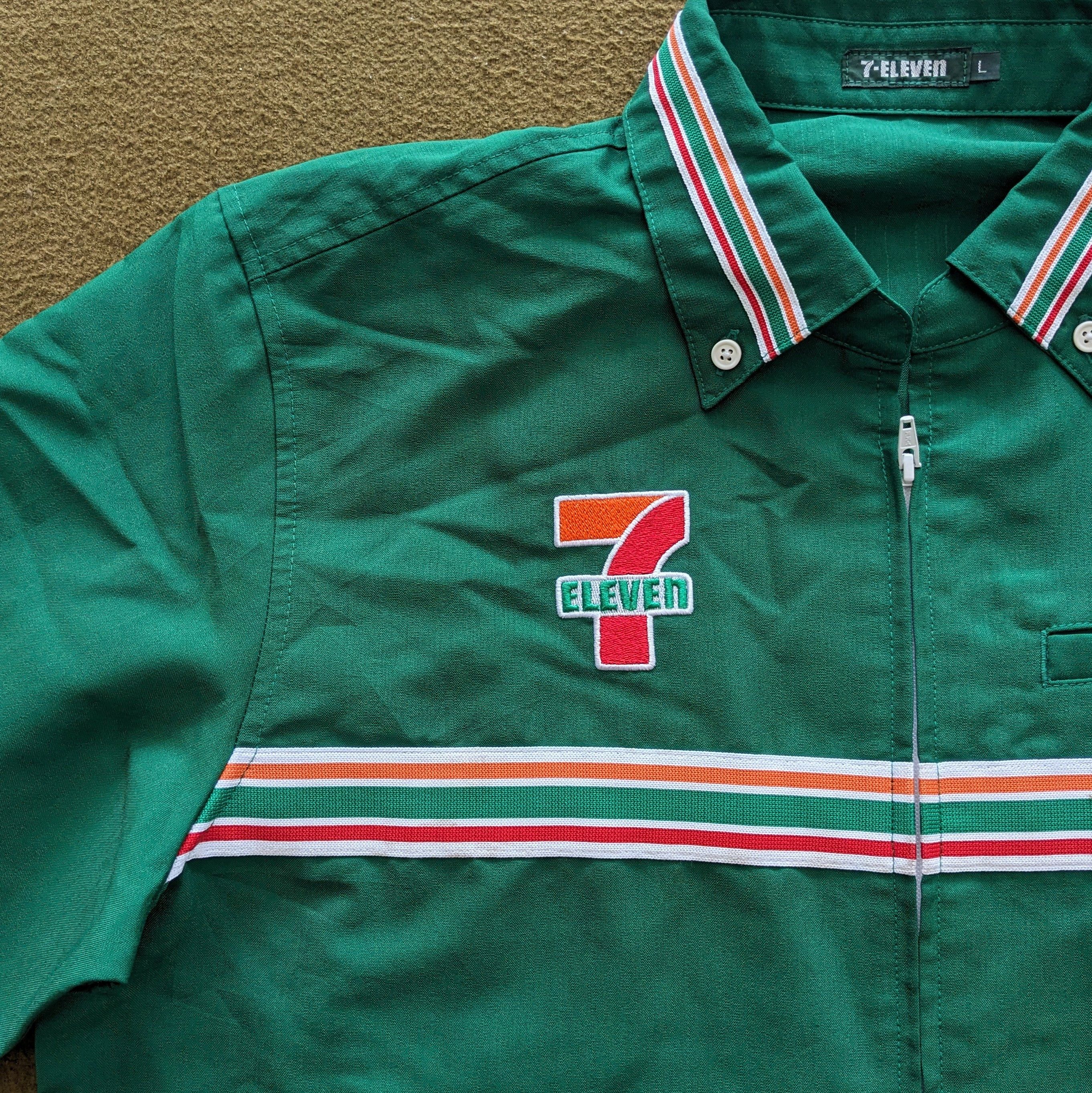 Vintage Vintage 7 ELEVEN Uniform Workers Jacket Size US L / EU 52-54 / 3 - 2 Thumbnail