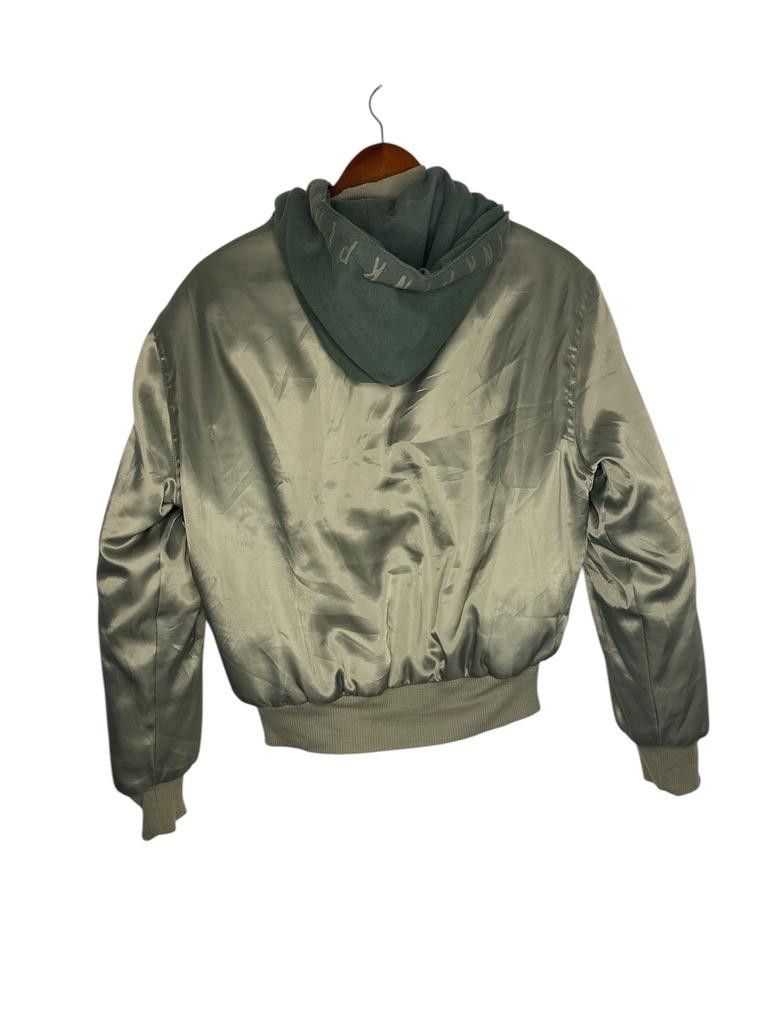 Pink Y2K Green PINK By Victoria's Secret Satin Bomber Jacket XS Size XS / US 0-2 / IT 36-38 - 3 Thumbnail