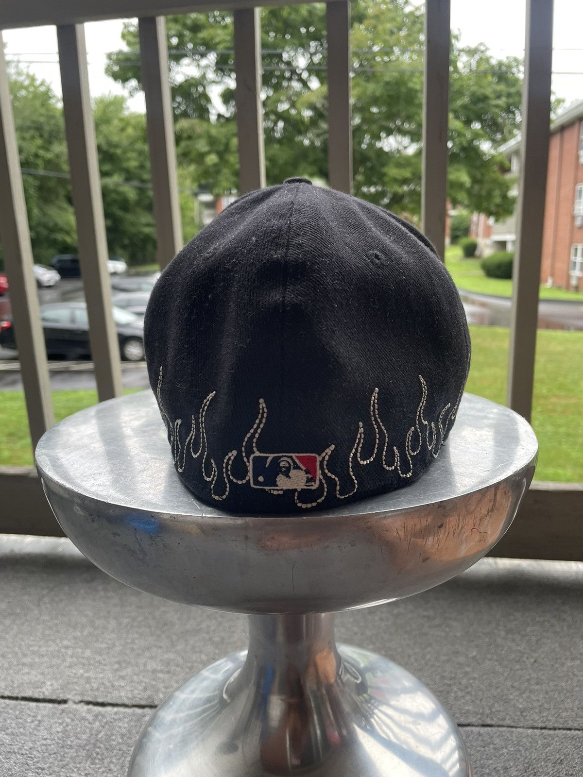 New York Yankees Black New York Yankee’s Sashiko fitted Size ONE SIZE - 2 Thumbnail