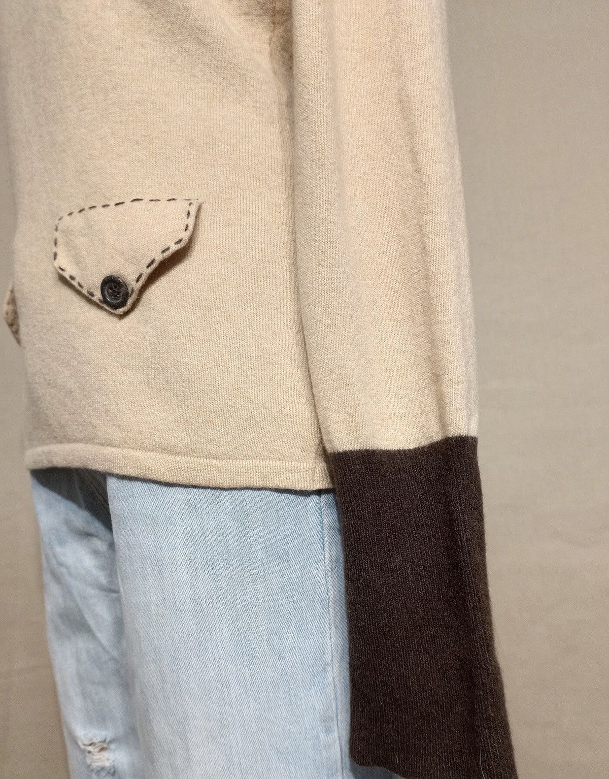 Other Donna Lane Pure Cashmere Beige Designer Sweater Size L Size L / US 10 / IT 46 - 5 Thumbnail