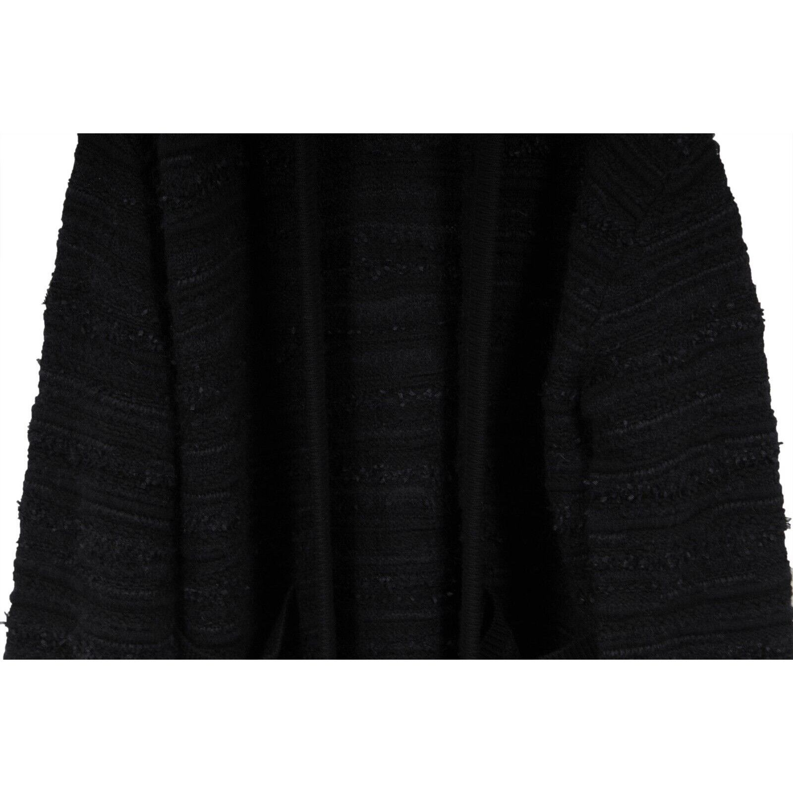 Saint Laurent Paris Hooded Oversized Cardigan Black Wool Mohair Size US M / EU 48-50 / 2 - 3 Thumbnail