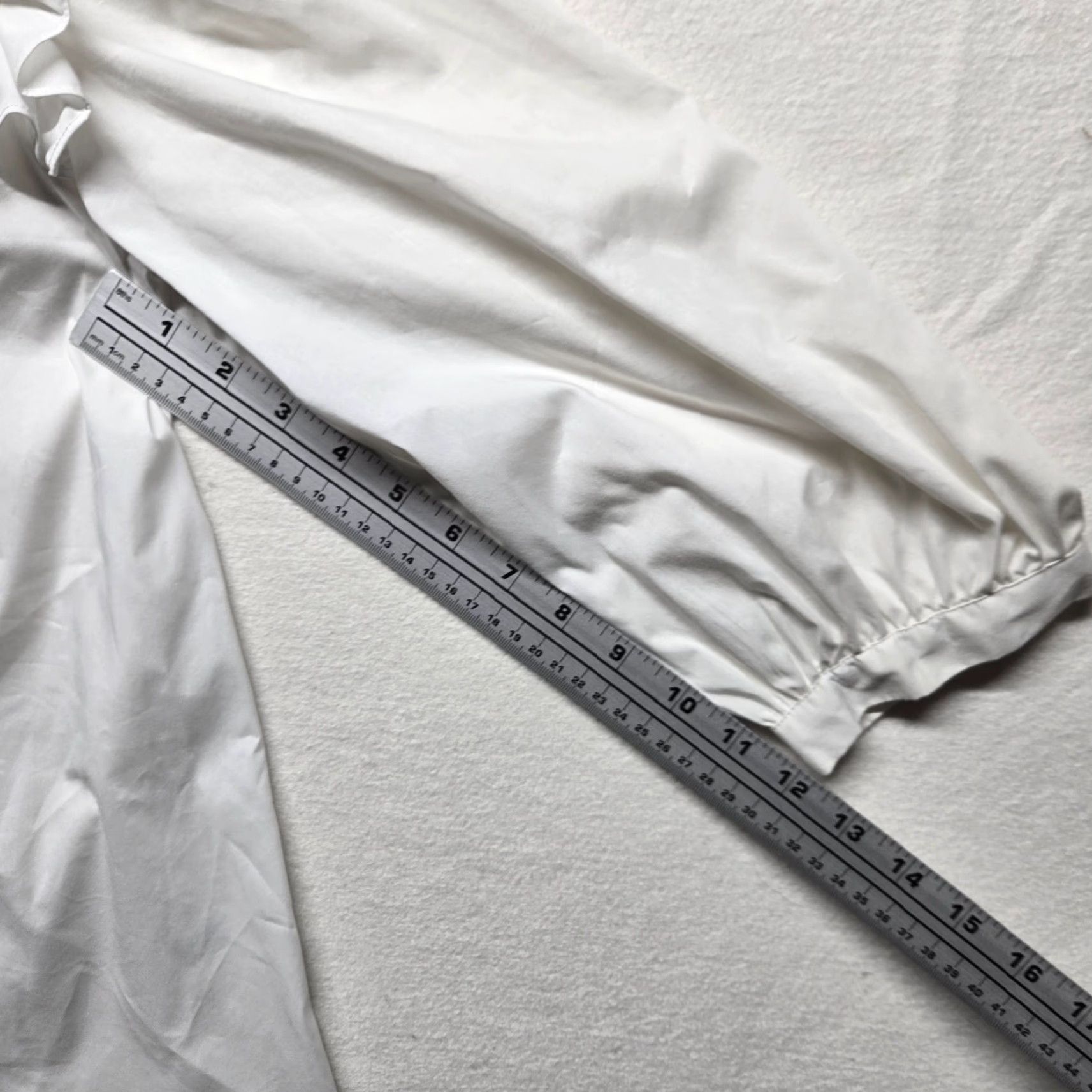 Vintage EST. 1946 Shirt Women S White Adult Small NEW Solid Flaps Shoulder Blouse Size S / US 4 / IT 40 - 6 Thumbnail