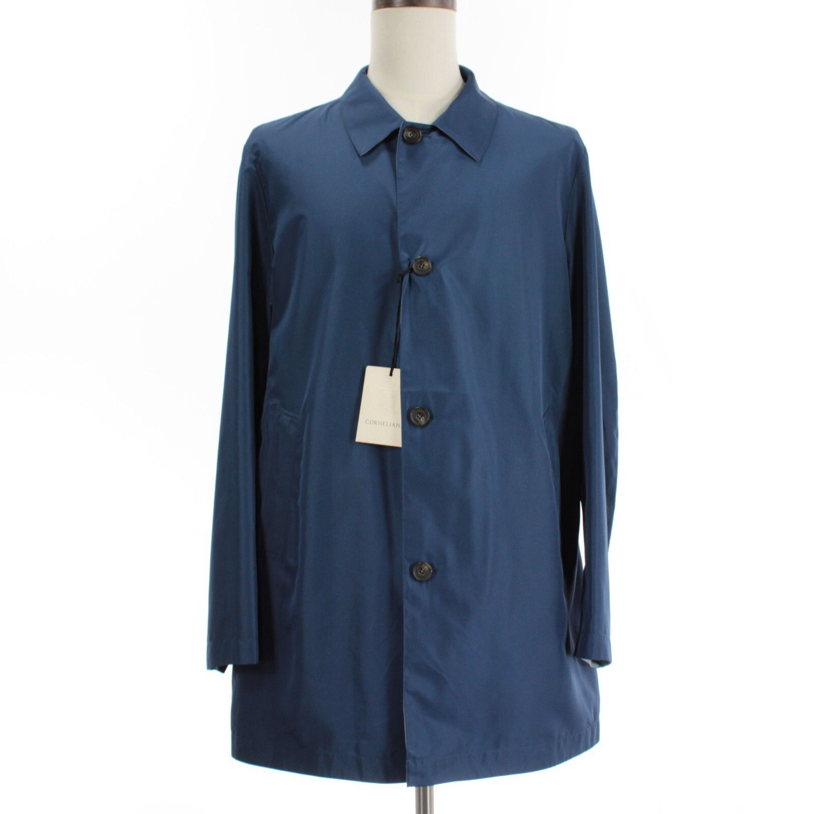 Corneliani Corneliani Jacket Size XL US In Blue Polyester Size US XL / EU 56 / 4 - 1 Thumbnail