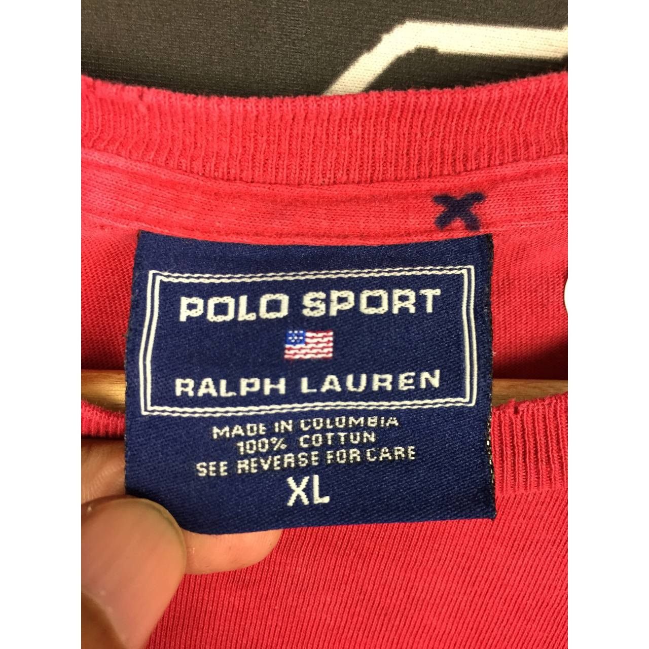 Polo Ralph Lauren Vtg Polo Sport Ralph Lauren Big logo Spell Out Tee Size US M / EU 48-50 / 2 - 23 Thumbnail