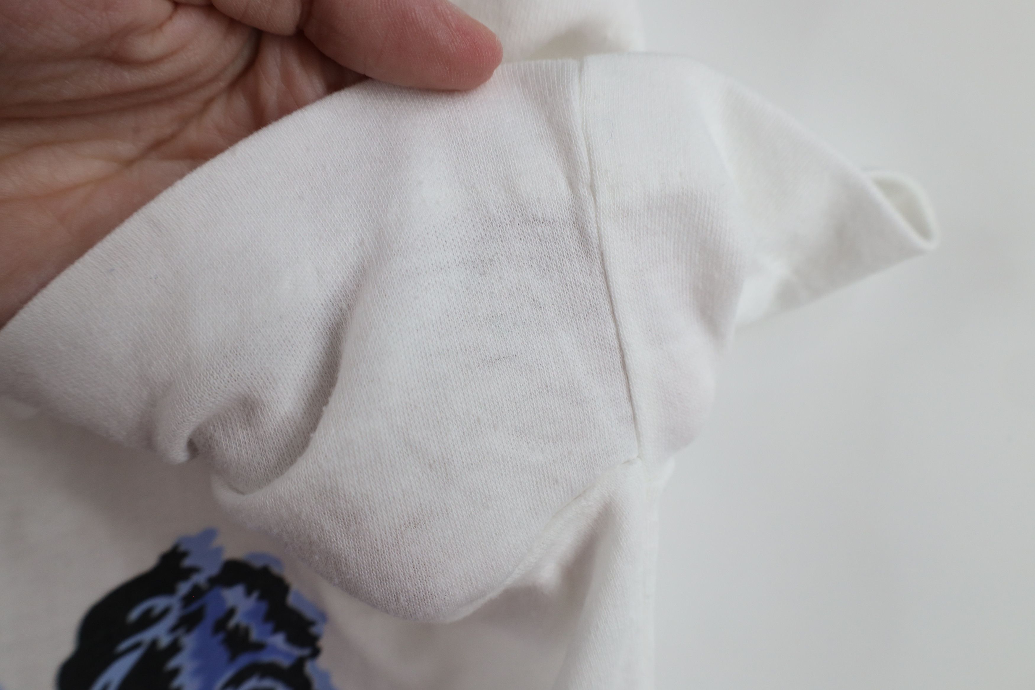 Vintage Vintage 90s Streetwear Floral Short Sleeve T-Shirt White USA Size L / US 10 / IT 46 - 7 Thumbnail
