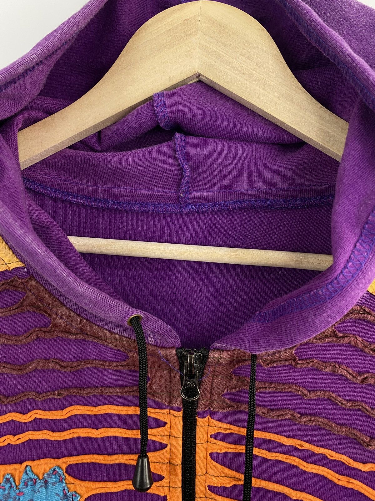 Custo Barcelona ☮️ 🍄 LSD Asymmetry Hippie Peace Art Hoodie rare kapital Y2K Size S / US 4 / IT 40 - 5 Thumbnail
