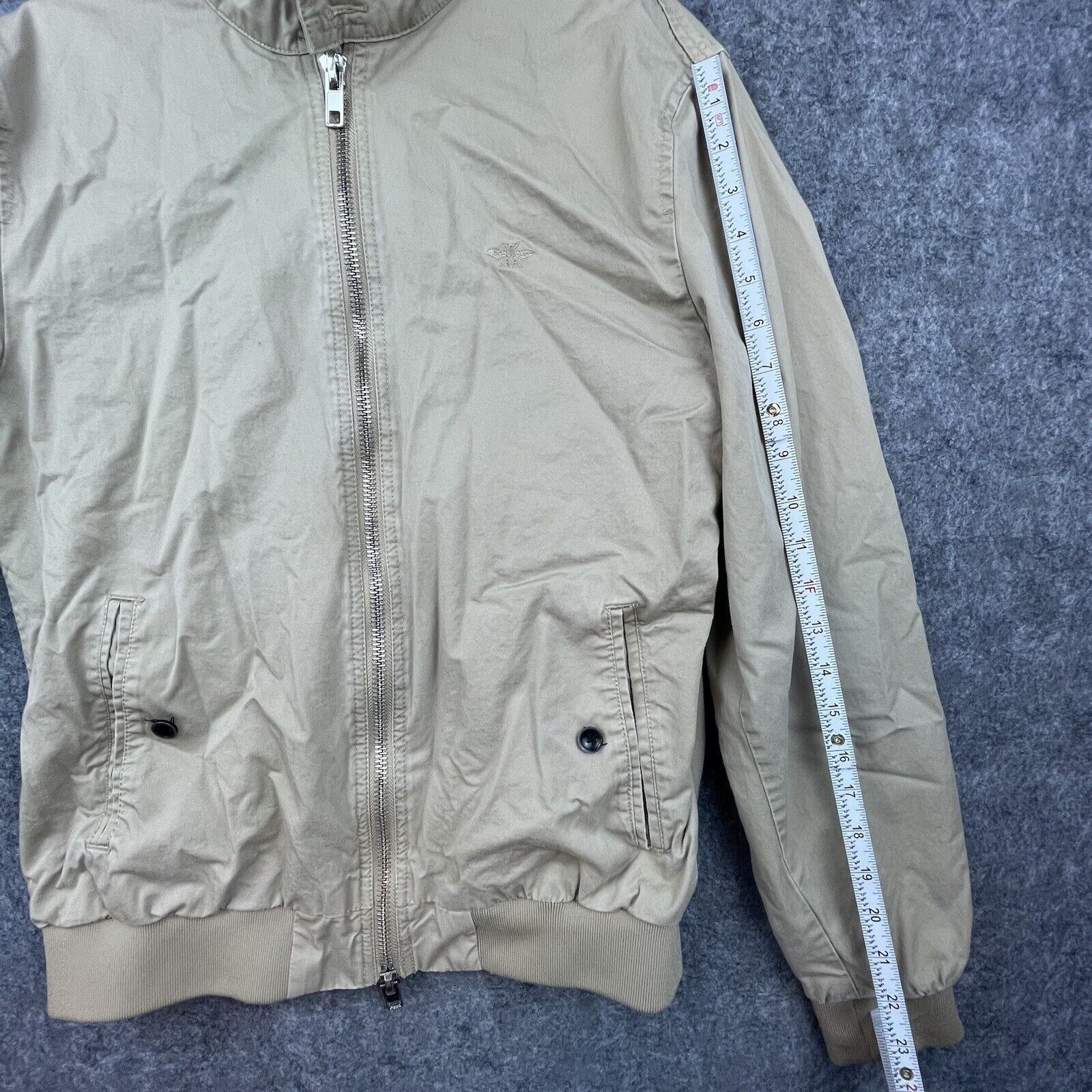 River Island River Island Bomber Jacket Medium Tan Retro Moto Attendant Size US M / EU 48-50 / 2 - 6 Thumbnail