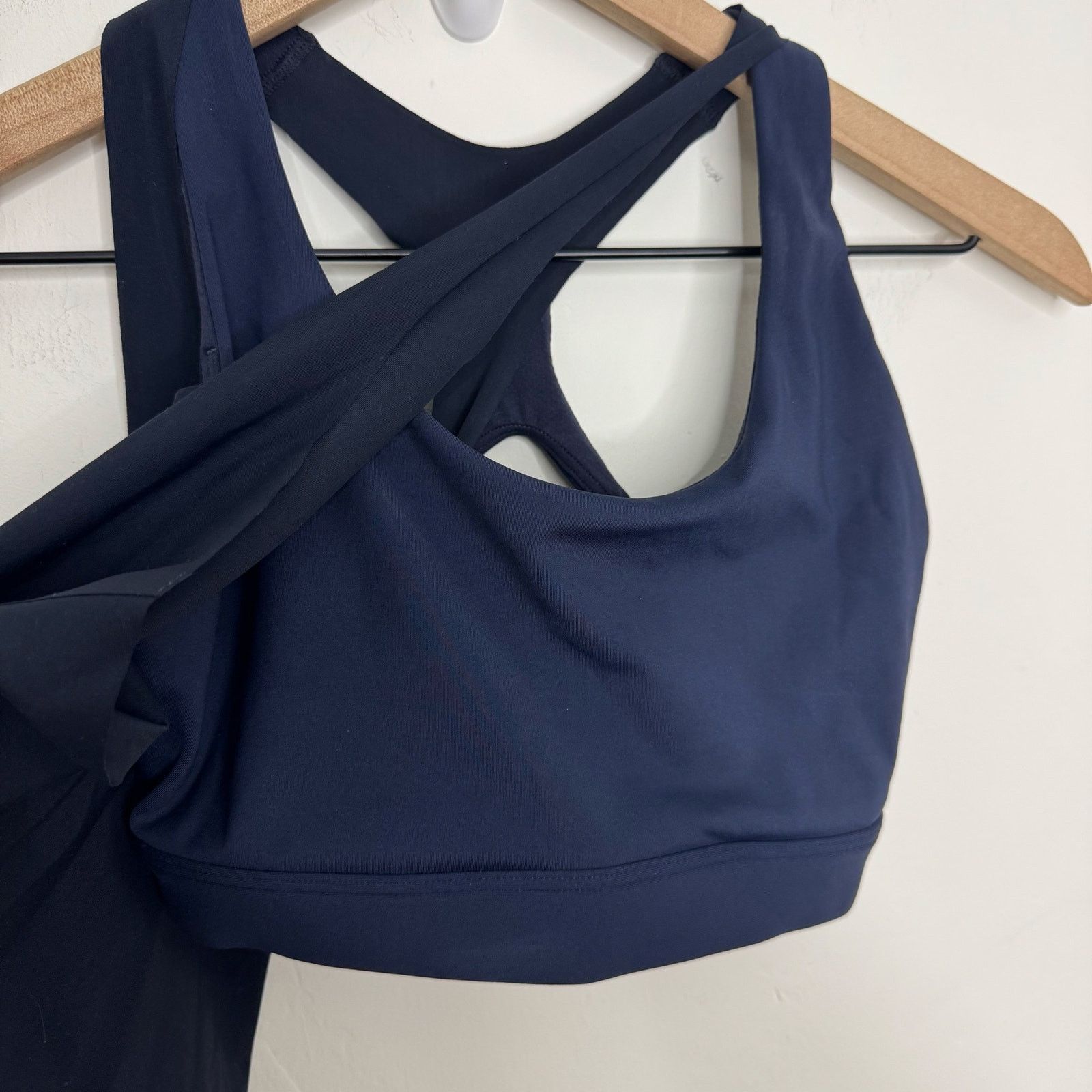 Athleta Athleta Ultimate 2-In-1 Support Top Bra & Tank Black Navy XS Size XS / US 0-2 / IT 36-38 - 3 Thumbnail