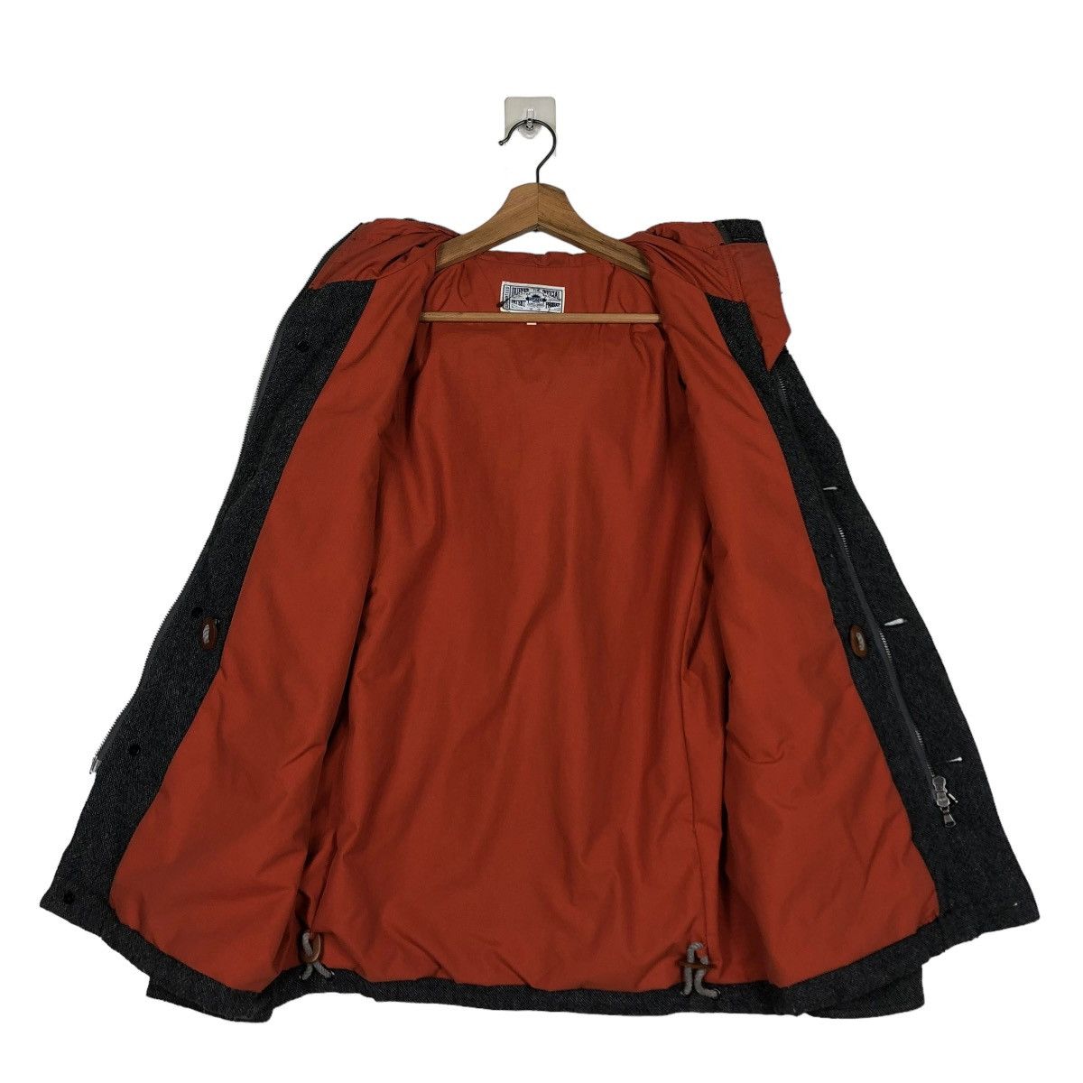 Japanese Brand 🔥VINTAGE BIKER JACKET BIG POCKET DUFFER PATENT ISSEY MIYAKE Size US M / EU 48-50 / 2 - 16 Thumbnail