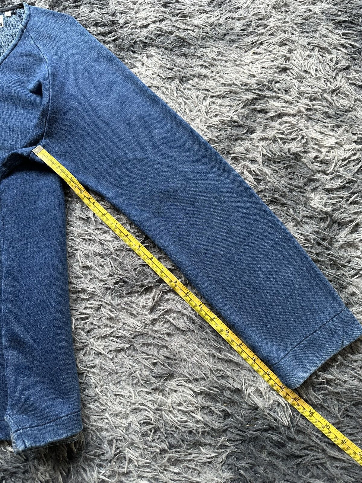Blue Blue Japan 2000's BLUE BLUE Arigato indigo dyed sweater Size US L / EU 52-54 / 3 - 15 Thumbnail
