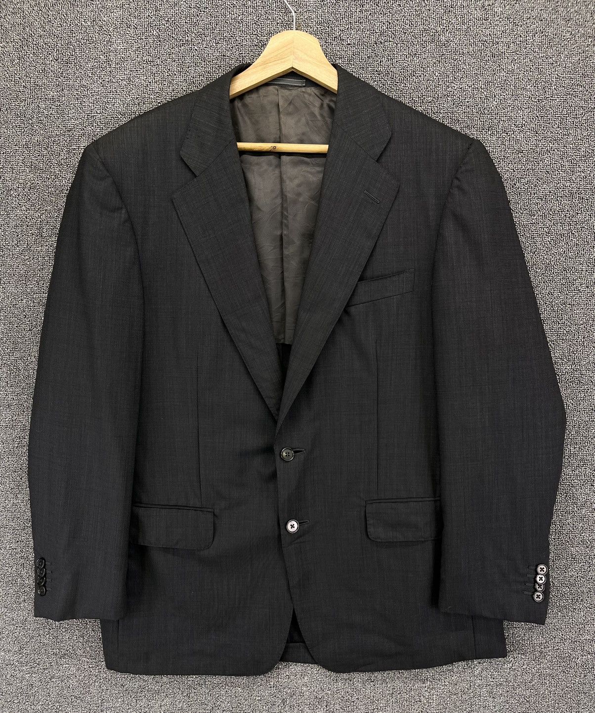 Ermenegildo Zegna Vintage Ermenegildo Zegna Luxury Wool Blazer Coat Jacket Size US M / EU 48-50 / 2 - 1 Thumbnail