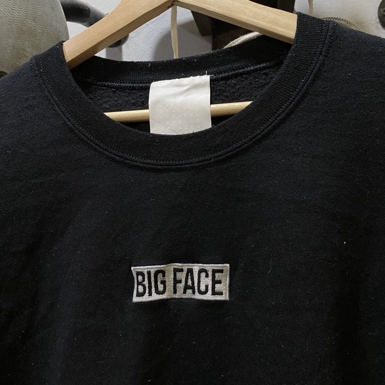 Japanese Brand Sense Of Place Big Face Box Logo Sweatshirt Japanese Brand Size US L / EU 52-54 / 3 - 3 Thumbnail