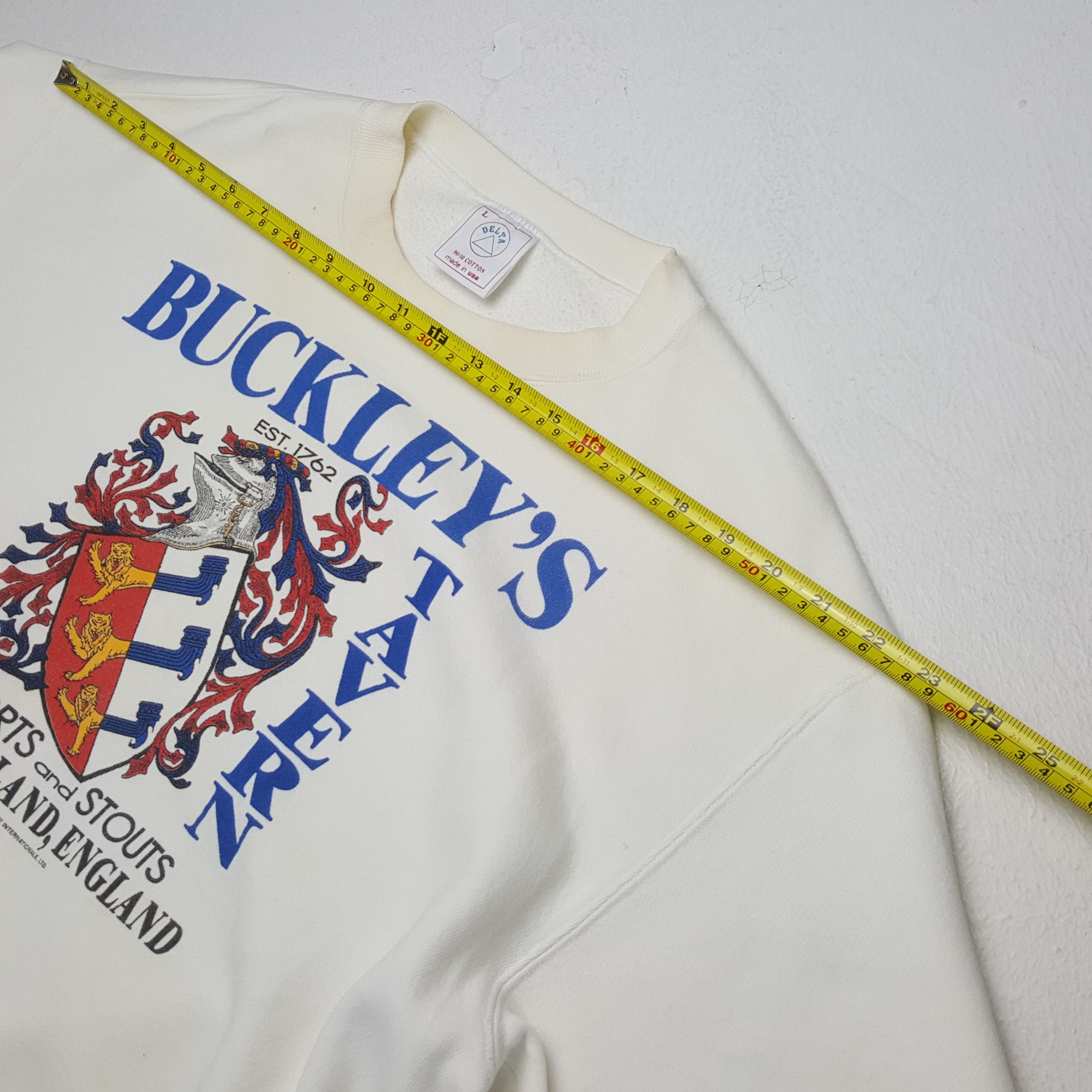 Vintage Vintage 90's BUCKLEY'S TAVERN Streetwear Style Sweatshirts Size US L / EU 52-54 / 3 - 4 Thumbnail