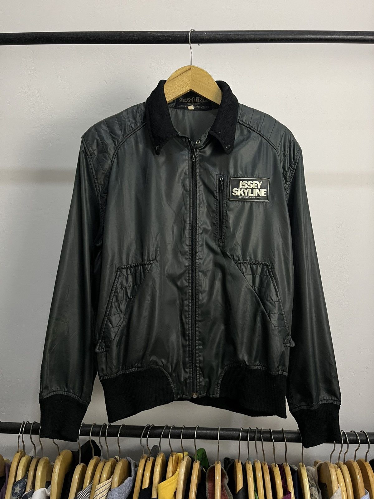 Issey Miyake 80’s Issey Miyake X nissan “ Skyline “ Bomber Jacket Size US L / EU 52-54 / 3 - 1 Thumbnail