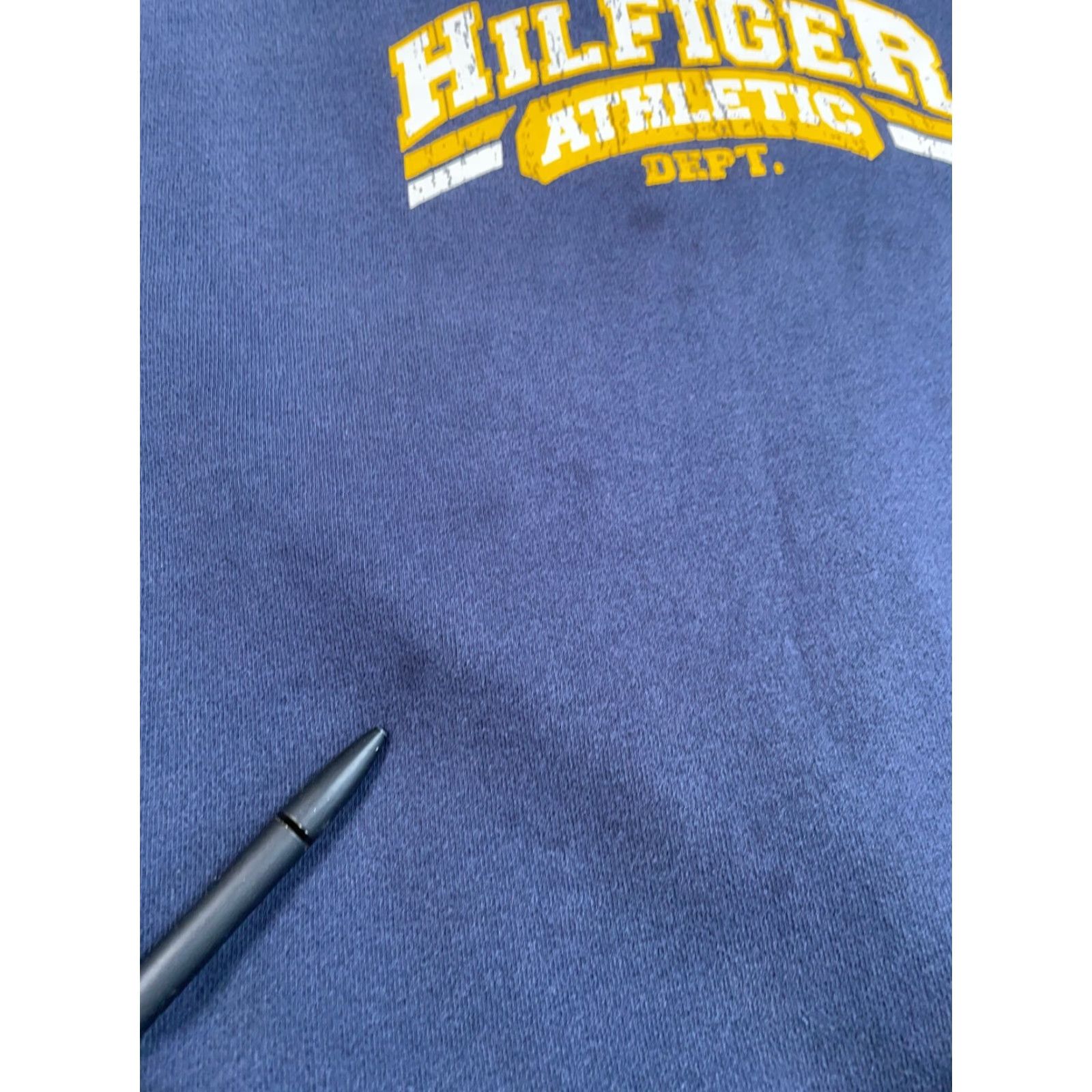 Tommy Hilfiger VTG Tommy Hilfiger Athletic Department Sweatshirt Mens XL Blue Oversized 90s Retro Graphic Print Heavyweight Cotton Blend Size US XL / EU 56 / 4 - 5 Thumbnail